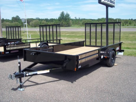 &lt;p&gt;Nova&#39;s UT series are versatile utility trailers. These high quality trailers&amp;nbsp;have a GVWR of 7000# and come in various sizes. The UT 83 series comes in 14&#39;, 16&#39;, and 18&#39; length. These trailers have solid sides and an approximate payload of 5,000 lbs. These trailers come with the standard features below, and has upgrades available.&amp;nbsp;&lt;/p&gt;
&lt;p&gt;&lt;span style=&quot;font-size: 16px;&quot;&gt;&lt;strong&gt;&lt;span style=&quot;font-family: verdana, geneva, sans-serif;&quot;&gt;&lt;span style=&quot;color: #222222;&quot;&gt;Standard Features&amp;nbsp; &amp;nbsp; &amp;nbsp; &amp;nbsp; &amp;nbsp; &amp;nbsp; &amp;nbsp; &amp;nbsp; &amp;nbsp;&amp;nbsp;&lt;/span&gt;&lt;/span&gt;&lt;/strong&gt;&lt;/span&gt;&lt;span style=&quot;font-size: 16px;&quot;&gt;&lt;strong&gt;&lt;span style=&quot;font-family: verdana, geneva, sans-serif;&quot;&gt;&lt;span style=&quot;color: #222222;&quot;&gt;&amp;nbsp;&lt;/span&gt;&lt;/span&gt;&lt;/strong&gt;&lt;/span&gt;**Pictures above are not specific to an individual trailer**&amp;nbsp;&lt;/p&gt;
&lt;ul&gt;
&lt;li&gt;GVWR: 7000#&lt;/li&gt;
&lt;li&gt;Tandem 3500# spring axles with electric brakes&lt;/li&gt;
&lt;li&gt;15&#39; radial tires&lt;/li&gt;
&lt;li&gt;20.5&#39;&#39; Bed height&lt;/li&gt;
&lt;li&gt;13&#39;&#39; tall sides&lt;/li&gt;
&lt;li&gt;Treated wood decking&lt;/li&gt;
&lt;li&gt;Tie down slots in the sides&lt;/li&gt;
&lt;li&gt;Ramp folds into bed&lt;/li&gt;
&lt;li&gt;LED lights&lt;/li&gt;
&lt;li&gt;Spare tire mount&lt;/li&gt;
&lt;li&gt;1k swivel jack&lt;/li&gt;
&lt;li&gt;2&#39;&#39; A-Frame coupler&lt;/li&gt;
&lt;li&gt;PPG Poly Paint and Primer&lt;/li&gt;
&lt;/ul&gt;
&lt;p&gt;&lt;strong&gt;&lt;span style=&quot;font-family: verdana, geneva, sans-serif; font-size: 16px;&quot;&gt;Upgrade Options Available&amp;nbsp;&lt;/span&gt;&lt;/strong&gt;&lt;/p&gt;
&lt;p&gt;&lt;span style=&quot;font-family: verdana, geneva, sans-serif; font-size: 14px;&quot;&gt;&amp;nbsp; &amp;nbsp; &amp;nbsp; &amp;nbsp;&amp;nbsp;&lt;span style=&quot;text-decoration: underline;&quot;&gt;Axle Upgrades&lt;/span&gt;&amp;nbsp;&lt;/span&gt;&lt;/p&gt;
&lt;ul&gt;
&lt;li&gt;Torsion axles&lt;/li&gt;
&lt;/ul&gt;
&lt;p&gt;&lt;span style=&quot;font-family: verdana, geneva, sans-serif; font-size: 14px;&quot;&gt;&amp;nbsp; &amp;nbsp; &amp;nbsp; &amp;nbsp;&amp;nbsp;&lt;span style=&quot;text-decoration: underline;&quot;&gt;Frame Upgrades&lt;/span&gt;&lt;/span&gt;&lt;/p&gt;
&lt;ul&gt;
&lt;li&gt;ATV sides&lt;/li&gt;
&lt;li&gt;Steel A-Frame toolbox&lt;/li&gt;
&lt;li&gt;Spring assisted rear bi-fold ramp&lt;/li&gt;
&lt;li&gt;Spring assisted ramp&lt;/li&gt;
&lt;/ul&gt;
&lt;p&gt;&lt;span style=&quot;font-family: verdana, geneva, sans-serif; font-size: 14px;&quot;&gt;&amp;nbsp; &amp;nbsp; &amp;nbsp; &amp;nbsp;&amp;nbsp;&lt;span style=&quot;text-decoration: underline;&quot;&gt;Miscellaneous options&amp;nbsp;&lt;/span&gt;&lt;/span&gt;&lt;/p&gt;
&lt;ul&gt;
&lt;li&gt;Poly tool box&lt;/li&gt;
&lt;li&gt;1/8&#39;&#39; steel tread plate&amp;nbsp;deck&lt;/li&gt;
&lt;li&gt;D-ring&lt;/li&gt;
&lt;li&gt;Welded tie loops&lt;/li&gt;
&lt;/ul&gt;
&lt;p&gt;&lt;span style=&quot;font-family: verdana, geneva, sans-serif; font-size: 14px;&quot;&gt;&amp;nbsp; &amp;nbsp; &amp;nbsp; &amp;nbsp;&amp;nbsp;&lt;span style=&quot;text-decoration: underline;&quot;&gt;Tire options&lt;/span&gt;&lt;/span&gt;&lt;/p&gt;
&lt;ul&gt;
&lt;li&gt;15&#39;&#39; aluminum wheels&lt;/li&gt;
&lt;li&gt;Galvanized wheels&lt;/li&gt;
&lt;li&gt;Spare tires&lt;/li&gt;
&lt;/ul&gt;
&lt;p&gt;&lt;span style=&quot;font-family: verdana, geneva, sans-serif; font-size: 14px;&quot;&gt;&amp;nbsp; &amp;nbsp; &amp;nbsp; &amp;nbsp;&amp;nbsp;&lt;span style=&quot;text-decoration: underline;&quot;&gt;Finish options&lt;/span&gt;&lt;/span&gt;&lt;/p&gt;
&lt;ul&gt;
&lt;li&gt;&lt;span style=&quot;font-family: verdana, geneva, sans-serif; font-size: 14px;&quot;&gt;Galvanized&amp;nbsp;&lt;/span&gt;&lt;/li&gt;
&lt;li&gt;&lt;span style=&quot;font-family: verdana, geneva, sans-serif; font-size: 14px;&quot;&gt;Different color&lt;/span&gt;&lt;/li&gt;
&lt;/ul&gt;
&lt;p&gt;&amp;nbsp;&lt;/p&gt;
&lt;p&gt;&amp;nbsp;&lt;/p&gt;
&lt;p&gt;&amp;nbsp;&lt;/p&gt;