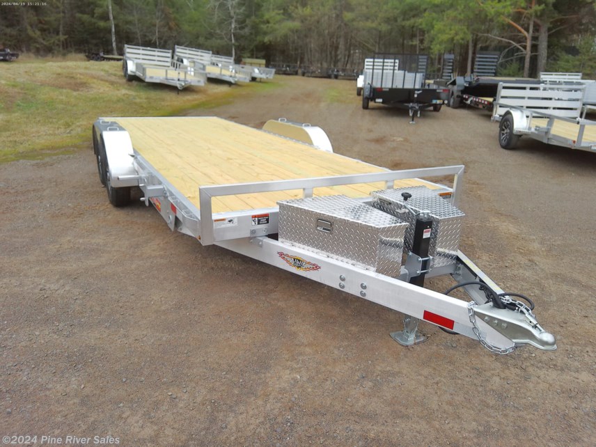 New 2024 H&H 20&apos; Aluminum Speed Loader Electric Tilt Trailer available in Cloquet, Minnesota