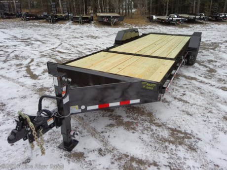 &lt;p&gt;This new 2023 Midsota TB-22 83&quot; x 22&#39; tilt bed trailer is black in color. The TB series is a gravity tilt trailer with 16&#39; of tilting deck&amp;nbsp; and 6&#39; stationary front. It has a 15,400 lbs GVWR, tandem 7K Lippert axles with EZ Lube hubs and self-adjusting electric brakes. This trailer comes with the features listed below.&lt;/p&gt;
&lt;p&gt;- A-frame steel tool box&lt;br /&gt;- Pallet fork holder&lt;br /&gt;-&amp;nbsp;Self Adjusting Electric Brakes&lt;br /&gt;- 16&#39;&#39; E Range 10 Ply Tires (235/80R16)&lt;br /&gt;- 83&#39;&#39; Bed Width&lt;br /&gt;- Grade 50 3&#39;&#39; Channel Crossmembers&lt;br /&gt;- 16&#39;&#39; Crossmember Spacing&lt;br /&gt;- 16&#39; Tilting Bed&lt;br /&gt;- Hydraulically Locking Tilt&lt;br /&gt;- Treated Wood Decking&lt;br /&gt;- Rub Rail &amp;amp; Stake Pockets&lt;br /&gt;- No Exposed Wiring&lt;br /&gt;- Cold Weather 7 Way Plug (-85&amp;deg;)&lt;br /&gt;- LED Lights&lt;br /&gt;- 12K Spring Return Jack&lt;br /&gt;- 2-5/16 Adjustable Coupler&lt;br /&gt;- PPG Polyurethane Primer &amp;amp; Paint&lt;br /&gt;- 5 Year Frame Warranty&lt;/p&gt;
&lt;p&gt;&amp;nbsp;The standard features for the Midsota TB 83&quot; x 20&#39; can be found here: &lt;a href=&quot;https://midsotamfg.com/product/tb-series-tilt-bed-trailer/&quot;&gt;https://midsotamfg.com/product/tb-series-tilt-bed-trailer/&lt;/a&gt;&lt;/p&gt;
&lt;p&gt;&lt;span style=&quot;color: #050505; font-family: &#39;Segoe UI Historic&#39;, &#39;Segoe UI&#39;, Helvetica, Arial, sans-serif; font-size: 15px; white-space: pre-wrap;&quot;&gt;Please call or email us anytime with any questions.&lt;/span&gt;&lt;/p&gt;
&lt;p&gt;&lt;span style=&quot;color: #050505; font-family: &#39;Segoe UI Historic&#39;, &#39;Segoe UI&#39;, Helvetica, Arial, sans-serif; font-size: 15px; white-space: pre-wrap;&quot;&gt;Thank You,&lt;/span&gt;&lt;/p&gt;
&lt;p&gt;&lt;span style=&quot;color: #050505; font-family: &#39;Segoe UI Historic&#39;, &#39;Segoe UI&#39;, Helvetica, Arial, sans-serif; font-size: 15px; white-space: pre-wrap;&quot;&gt;Pine River Sales &lt;/span&gt;&lt;/p&gt;
&lt;p&gt;&lt;span style=&quot;color: #050505; font-family: &#39;Segoe UI Historic&#39;, &#39;Segoe UI&#39;, Helvetica, Arial, sans-serif; font-size: 15px; white-space: pre-wrap;&quot;&gt;218-879-8865 &lt;/span&gt;&lt;/p&gt;
&lt;p&gt;&lt;span style=&quot;color: #050505; font-family: &#39;Segoe UI Historic&#39;, &#39;Segoe UI&#39;, Helvetica, Arial, sans-serif; font-size: 15px; white-space: pre-wrap;&quot;&gt;pineriversales@msn.com &lt;/span&gt;&lt;/p&gt;