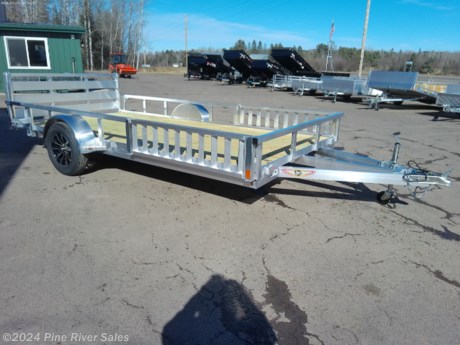 &lt;p&gt;&lt;span style=&quot;font-size: 14px; font-family: verdana, geneva, sans-serif;&quot;&gt;H&amp;amp;H&#39;s aluminum ATV utility trailer is a great all-around trailer. This trailer has aluminum rails, fold down rear ramp, and side ATV ramps. This trailer is 14&#39; long with a deck width of 82&quot;. This trailer has a single axle with a GVWR of 2990#. This trailer comes standard with the features listed below.&lt;/span&gt;&lt;/p&gt;
&lt;p&gt;&lt;span style=&quot;font-size: 14px; font-family: verdana, geneva, sans-serif;&quot;&gt;&lt;strong&gt;&lt;span style=&quot;color: #222222;&quot;&gt;Standard Features&amp;nbsp; &amp;nbsp; &amp;nbsp; &amp;nbsp; &amp;nbsp; &amp;nbsp; &amp;nbsp; &amp;nbsp; &amp;nbsp;&amp;nbsp;&lt;/span&gt;&lt;/strong&gt;&lt;strong&gt;&lt;span style=&quot;color: #222222;&quot;&gt;&amp;nbsp;&lt;/span&gt;&lt;/strong&gt;**Pictures above are not specific to an individual trailer**&lt;strong id=&quot;docs-internal-guid-fcb9afb5-7fff-15e7-2ce1-6074f923bef1&quot; style=&quot;font-weight: normal;&quot;&gt;&lt;/strong&gt;&lt;/span&gt;&lt;/p&gt;
&lt;ul&gt;
&lt;li dir=&quot;ltr&quot; style=&quot;line-height: 1.38;&quot;&gt;&lt;span style=&quot;font-size: 11pt; font-family: Verdana; color: #000000; background-color: transparent; font-weight: 400; font-style: normal; font-variant: normal; text-decoration: none; vertical-align: baseline; white-space: pre-wrap;&quot;&gt;3&quot;x 2&quot; Angle Aluminum Extrusion Frame&lt;/span&gt;&lt;/li&gt;
&lt;li dir=&quot;ltr&quot; style=&quot;line-height: 1.38;&quot;&gt;&lt;span style=&quot;font-size: 11pt; font-family: Verdana; color: #000000; background-color: transparent; font-weight: 400; font-style: normal; font-variant: normal; text-decoration: none; vertical-align: baseline; white-space: pre-wrap;&quot;&gt;Aluminum Angle Crossmembers - Single Axle Models&lt;/span&gt;&lt;/li&gt;
&lt;li dir=&quot;ltr&quot; style=&quot;line-height: 1.38;&quot;&gt;&lt;span style=&quot;font-size: 11pt; font-family: Verdana; color: #000000; background-color: transparent; font-weight: 400; font-style: normal; font-variant: normal; text-decoration: none; vertical-align: baseline; white-space: pre-wrap;&quot;&gt;Aluminum Channel Crossmembers - Tandem Axle Models&lt;/span&gt;&lt;/li&gt;
&lt;li dir=&quot;ltr&quot; style=&quot;line-height: 1.38;&quot;&gt;&lt;span style=&quot;font-size: 11pt; font-family: Verdana; color: #000000; background-color: transparent; font-weight: 400; font-style: normal; font-variant: normal; text-decoration: none; vertical-align: baseline; white-space: pre-wrap;&quot;&gt;Aluminum Extrusion Tube Uprights &amp;amp; 2&quot;x 2&quot; Top Rail&lt;/span&gt;&lt;/li&gt;
&lt;li dir=&quot;ltr&quot; style=&quot;line-height: 1.38;&quot;&gt;&lt;span style=&quot;font-size: 11pt; font-family: Verdana; color: #000000; background-color: transparent; font-weight: 400; font-style: normal; font-variant: normal; text-decoration: none; vertical-align: baseline; white-space: pre-wrap;&quot;&gt;(2) 3&quot;x 5&#39; ATV Ramp Side Conversions&lt;/span&gt;&lt;/li&gt;
&lt;li dir=&quot;ltr&quot; style=&quot;line-height: 1.38;&quot;&gt;&lt;span style=&quot;font-size: 11pt; font-family: Verdana; color: #000000; background-color: transparent; font-weight: 400; font-style: normal; font-variant: normal; text-decoration: none; vertical-align: baseline; white-space: pre-wrap;&quot;&gt;Aluminum Triple Tube Tongue&lt;/span&gt;&lt;/li&gt;
&lt;li dir=&quot;ltr&quot; style=&quot;line-height: 1.38;&quot;&gt;&lt;span style=&quot;font-size: 11pt; font-family: Verdana; color: #000000; background-color: transparent; font-weight: 400; font-style: normal; font-variant: normal; text-decoration: none; vertical-align: baseline; white-space: pre-wrap;&quot;&gt;Radius Fender with Backs&lt;/span&gt;&lt;/li&gt;
&lt;li dir=&quot;ltr&quot; style=&quot;line-height: 1.38;&quot;&gt;&lt;span style=&quot;font-size: 11pt; font-family: Verdana; color: #000000; background-color: transparent; font-weight: 400; font-style: normal; font-variant: normal; text-decoration: none; vertical-align: baseline; white-space: pre-wrap;&quot;&gt;15&quot; Aluminum Wheels&lt;/span&gt;&lt;/li&gt;
&lt;li dir=&quot;ltr&quot; style=&quot;line-height: 1.38;&quot;&gt;&lt;span style=&quot;font-size: 11pt; font-family: Verdana; color: #000000; background-color: transparent; font-weight: 400; font-style: normal; font-variant: normal; text-decoration: none; vertical-align: baseline; white-space: pre-wrap;&quot;&gt;Full DOT Compliant, LED Lighting&lt;/span&gt;&lt;/li&gt;
&lt;li dir=&quot;ltr&quot; style=&quot;line-height: 1.38;&quot;&gt;&lt;span style=&quot;font-size: 11pt; font-family: Verdana; color: #000000; background-color: transparent; font-weight: 400; font-style: normal; font-variant: normal; text-decoration: none; vertical-align: baseline; white-space: pre-wrap;&quot;&gt;Sealed Wiring Harness&lt;/span&gt;&lt;/li&gt;
&lt;li dir=&quot;ltr&quot; style=&quot;line-height: 1.38;&quot;&gt;&lt;span style=&quot;font-size: 11pt; font-family: Verdana; color: #000000; background-color: transparent; font-weight: 400; font-style: normal; font-variant: normal; text-decoration: none; vertical-align: baseline; white-space: pre-wrap;&quot;&gt;A-Frame Posi-Lock Coupler&lt;/span&gt;&lt;/li&gt;
&lt;li dir=&quot;ltr&quot; style=&quot;line-height: 1.38;&quot;&gt;&lt;span style=&quot;font-size: 11pt; font-family: Verdana; color: #000000; background-color: transparent; font-weight: 400; font-style: normal; font-variant: normal; text-decoration: none; vertical-align: baseline; white-space: pre-wrap;&quot;&gt;Dual Safety Chain &amp;amp; Hooks - DOT Approved&lt;/span&gt;&lt;/li&gt;
&lt;li dir=&quot;ltr&quot; style=&quot;line-height: 1.38;&quot;&gt;&lt;span style=&quot;font-size: 11pt; font-family: Verdana; color: #000000; background-color: transparent; font-weight: 400; font-style: normal; font-variant: normal; text-decoration: none; vertical-align: baseline; white-space: pre-wrap;&quot;&gt;Aluminum Stake Pockets&lt;/span&gt;&lt;/li&gt;
&lt;li dir=&quot;ltr&quot; style=&quot;line-height: 1.38;&quot;&gt;&lt;span style=&quot;font-size: 11pt; font-family: Verdana; color: #000000; background-color: transparent; font-weight: 400; font-style: normal; font-variant: normal; text-decoration: none; vertical-align: baseline; white-space: pre-wrap;&quot;&gt;2x8 Treated, #1 Grade Wood Deck&lt;/span&gt;&lt;/li&gt;
&lt;li dir=&quot;ltr&quot; style=&quot;line-height: 1.38;&quot;&gt;&lt;span style=&quot;font-size: 11pt; font-family: Verdana; color: #000000; background-color: transparent; font-weight: 400; font-style: normal; font-variant: normal; text-decoration: none; vertical-align: baseline; white-space: pre-wrap;&quot;&gt;Front &amp;amp; Rear Board End Caps&lt;/span&gt;&lt;/li&gt;
&lt;li dir=&quot;ltr&quot; style=&quot;line-height: 1.38;&quot;&gt;&lt;span style=&quot;font-size: 11pt; font-family: Verdana; color: #000000; background-color: transparent; font-weight: 400; font-style: normal; font-variant: normal; text-decoration: none; vertical-align: baseline; white-space: pre-wrap;&quot;&gt;54&quot; Rear Bi-Fold Gate (2200 lb Rated)&lt;/span&gt;&lt;/li&gt;
&lt;li dir=&quot;ltr&quot; style=&quot;line-height: 1.38;&quot;&gt;&lt;span style=&quot;font-family: Verdana;&quot;&gt;&lt;span style=&quot;font-size: 14.6667px; white-space: pre-wrap;&quot;&gt;Spare tire mount&lt;/span&gt;&lt;/span&gt;&lt;/li&gt;
&lt;/ul&gt;
&lt;p&gt;&lt;span style=&quot;font-family: Verdana;&quot;&gt;&lt;span style=&quot;font-size: 14.6667px; white-space: pre-wrap;&quot;&gt;Enclosed wiring&lt;/span&gt;&lt;/span&gt;&lt;span style=&quot;font-family: Verdana;&quot;&gt;&lt;span style=&quot;font-size: 14.6667px; white-space: pre-wrap;&quot;&gt;&lt;br /&gt;&lt;br /&gt;Please call or email us anytime with any questions. &lt;/span&gt;&lt;/span&gt;&lt;/p&gt;
&lt;p&gt;&lt;span style=&quot;font-family: Verdana;&quot;&gt;&lt;span style=&quot;font-size: 14.6667px; white-space: pre-wrap;&quot;&gt;Thank You,&lt;/span&gt;&lt;/span&gt;&lt;/p&gt;
&lt;p&gt;&lt;span style=&quot;font-family: Verdana;&quot;&gt;&lt;span style=&quot;font-size: 14.6667px; white-space: pre-wrap;&quot;&gt;Pine River Sales &lt;/span&gt;&lt;/span&gt;&lt;/p&gt;
&lt;p&gt;&lt;span style=&quot;font-family: Verdana;&quot;&gt;&lt;span style=&quot;font-size: 14.6667px; white-space: pre-wrap;&quot;&gt;218-879-8865 &lt;/span&gt;&lt;/span&gt;&lt;/p&gt;
&lt;p&gt;&lt;span style=&quot;font-family: Verdana;&quot;&gt;&lt;span style=&quot;font-size: 14.6667px; white-space: pre-wrap;&quot;&gt;pineriversales@msn.com &lt;/span&gt;&lt;/span&gt;&lt;/p&gt;