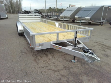 &lt;p&gt;&lt;span style=&quot;font-size: 14px; font-family: verdana, geneva, sans-serif;&quot;&gt;H&amp;amp;H&#39;s aluminum ATV utility trailer is a great all-around trailer. This trailer has aluminum rails, fold down rear ramp, and side ATV ramps. This trailer is 20&#39; in length with a deck width of 82&quot;. This trailer has tandem axles with a GVWR of 7000#. This trailer comes with the features listed below.&amp;nbsp;&lt;/span&gt;&lt;/p&gt;
&lt;p&gt;&lt;span style=&quot;font-size: 14px; font-family: verdana, geneva, sans-serif;&quot;&gt;&lt;strong&gt;&lt;span style=&quot;color: #222222;&quot;&gt;Standard Features&amp;nbsp; &amp;nbsp; &amp;nbsp; &amp;nbsp; &amp;nbsp; &amp;nbsp; &amp;nbsp; &amp;nbsp; &amp;nbsp;&amp;nbsp;&lt;/span&gt;&lt;/strong&gt;&lt;strong&gt;&lt;span style=&quot;color: #222222;&quot;&gt;&amp;nbsp;&lt;/span&gt;&lt;/strong&gt;&lt;strong id=&quot;docs-internal-guid-fcb9afb5-7fff-15e7-2ce1-6074f923bef1&quot; style=&quot;font-weight: normal;&quot;&gt;&lt;/strong&gt;&lt;/span&gt;&lt;/p&gt;
&lt;ul&gt;
&lt;li dir=&quot;ltr&quot; style=&quot;line-height: 1.38;&quot;&gt;&lt;span style=&quot;font-size: 11pt; font-family: Verdana; color: #000000; background-color: transparent; font-weight: 400; font-style: normal; font-variant: normal; text-decoration: none; vertical-align: baseline; white-space: pre-wrap;&quot;&gt;3&quot;x 2&quot; Angle Aluminum Extrusion Frame&lt;/span&gt;&lt;/li&gt;
&lt;li dir=&quot;ltr&quot; style=&quot;line-height: 1.38;&quot;&gt;&lt;span style=&quot;font-size: 11pt; font-family: Verdana; color: #000000; background-color: transparent; font-weight: 400; font-style: normal; font-variant: normal; text-decoration: none; vertical-align: baseline; white-space: pre-wrap;&quot;&gt;Aluminum Angle Crossmembers - Single Axle Models&lt;/span&gt;&lt;/li&gt;
&lt;li dir=&quot;ltr&quot; style=&quot;line-height: 1.38;&quot;&gt;&lt;span style=&quot;font-size: 11pt; font-family: Verdana; color: #000000; background-color: transparent; font-weight: 400; font-style: normal; font-variant: normal; text-decoration: none; vertical-align: baseline; white-space: pre-wrap;&quot;&gt;Aluminum Channel Crossmembers - Tandem Axle Models&lt;/span&gt;&lt;/li&gt;
&lt;li dir=&quot;ltr&quot; style=&quot;line-height: 1.38;&quot;&gt;&lt;span style=&quot;font-size: 11pt; font-family: Verdana; color: #000000; background-color: transparent; font-weight: 400; font-style: normal; font-variant: normal; text-decoration: none; vertical-align: baseline; white-space: pre-wrap;&quot;&gt;Aluminum Extrusion Tube Uprights &amp;amp; 2&quot;x 2&quot; Top Rail&lt;/span&gt;&lt;/li&gt;
&lt;li dir=&quot;ltr&quot; style=&quot;line-height: 1.38;&quot;&gt;&lt;span style=&quot;font-size: 11pt; font-family: Verdana; color: #000000; background-color: transparent; font-weight: 400; font-style: normal; font-variant: normal; text-decoration: none; vertical-align: baseline; white-space: pre-wrap;&quot;&gt;(2) 3&quot;x 5&#39; ATV Ramp Side Conversions&lt;/span&gt;&lt;/li&gt;
&lt;li dir=&quot;ltr&quot; style=&quot;line-height: 1.38;&quot;&gt;&lt;span style=&quot;font-size: 11pt; font-family: Verdana; color: #000000; background-color: transparent; font-weight: 400; font-style: normal; font-variant: normal; text-decoration: none; vertical-align: baseline; white-space: pre-wrap;&quot;&gt;Aluminum Triple Tube Tongue&lt;/span&gt;&lt;/li&gt;
&lt;li dir=&quot;ltr&quot; style=&quot;line-height: 1.38;&quot;&gt;&lt;span style=&quot;font-size: 11pt; font-family: Verdana; color: #000000; background-color: transparent; font-weight: 400; font-style: normal; font-variant: normal; text-decoration: none; vertical-align: baseline; white-space: pre-wrap;&quot;&gt;Radius Fender with Backs&lt;/span&gt;&lt;/li&gt;
&lt;li dir=&quot;ltr&quot; style=&quot;line-height: 1.38;&quot;&gt;&lt;span style=&quot;font-size: 11pt; font-family: Verdana; color: #000000; background-color: transparent; font-weight: 400; font-style: normal; font-variant: normal; text-decoration: none; vertical-align: baseline; white-space: pre-wrap;&quot;&gt;15&quot; Aluminum Wheels&lt;/span&gt;&lt;/li&gt;
&lt;li dir=&quot;ltr&quot; style=&quot;line-height: 1.38;&quot;&gt;&lt;span style=&quot;font-size: 11pt; font-family: Verdana; color: #000000; background-color: transparent; font-weight: 400; font-style: normal; font-variant: normal; text-decoration: none; vertical-align: baseline; white-space: pre-wrap;&quot;&gt;Full DOT Compliant, LED Lighting&lt;/span&gt;&lt;/li&gt;
&lt;li dir=&quot;ltr&quot; style=&quot;line-height: 1.38;&quot;&gt;&lt;span style=&quot;font-size: 11pt; font-family: Verdana; color: #000000; background-color: transparent; font-weight: 400; font-style: normal; font-variant: normal; text-decoration: none; vertical-align: baseline; white-space: pre-wrap;&quot;&gt;Sealed Wiring Harness&lt;/span&gt;&lt;/li&gt;
&lt;li dir=&quot;ltr&quot; style=&quot;line-height: 1.38;&quot;&gt;&lt;span style=&quot;font-size: 11pt; font-family: Verdana; color: #000000; background-color: transparent; font-weight: 400; font-style: normal; font-variant: normal; text-decoration: none; vertical-align: baseline; white-space: pre-wrap;&quot;&gt;A-Frame Posi-Lock Coupler&lt;/span&gt;&lt;/li&gt;
&lt;li dir=&quot;ltr&quot; style=&quot;line-height: 1.38;&quot;&gt;&lt;span style=&quot;font-size: 11pt; font-family: Verdana; color: #000000; background-color: transparent; font-weight: 400; font-style: normal; font-variant: normal; text-decoration: none; vertical-align: baseline; white-space: pre-wrap;&quot;&gt;Dual Safety Chain &amp;amp; Hooks - DOT Approved&lt;/span&gt;&lt;/li&gt;
&lt;li dir=&quot;ltr&quot; style=&quot;line-height: 1.38;&quot;&gt;&lt;span style=&quot;font-size: 11pt; font-family: Verdana; color: #000000; background-color: transparent; font-weight: 400; font-style: normal; font-variant: normal; text-decoration: none; vertical-align: baseline; white-space: pre-wrap;&quot;&gt;Aluminum Stake Pockets&lt;/span&gt;&lt;/li&gt;
&lt;li dir=&quot;ltr&quot; style=&quot;line-height: 1.38;&quot;&gt;&lt;span style=&quot;font-size: 11pt; font-family: Verdana; color: #000000; background-color: transparent; font-weight: 400; font-style: normal; font-variant: normal; text-decoration: none; vertical-align: baseline; white-space: pre-wrap;&quot;&gt;2x8 Treated, #1 Grade Wood Deck&lt;/span&gt;&lt;/li&gt;
&lt;li dir=&quot;ltr&quot; style=&quot;line-height: 1.38;&quot;&gt;&lt;span style=&quot;font-size: 11pt; font-family: Verdana; color: #000000; background-color: transparent; font-weight: 400; font-style: normal; font-variant: normal; text-decoration: none; vertical-align: baseline; white-space: pre-wrap;&quot;&gt;Front &amp;amp; Rear Board End Caps&lt;/span&gt;&lt;/li&gt;
&lt;li dir=&quot;ltr&quot; style=&quot;line-height: 1.38;&quot;&gt;&lt;span style=&quot;font-size: 11pt; font-family: Verdana; color: #000000; background-color: transparent; font-weight: 400; font-style: normal; font-variant: normal; text-decoration: none; vertical-align: baseline; white-space: pre-wrap;&quot;&gt;54&quot; Rear Bi-Fold Gate (2200 lb Rated)&lt;/span&gt;&lt;/li&gt;
&lt;li dir=&quot;ltr&quot; style=&quot;line-height: 1.38;&quot;&gt;Spare Tire Mount&lt;/li&gt;
&lt;li dir=&quot;ltr&quot; style=&quot;line-height: 1.38;&quot;&gt;&lt;span style=&quot;font-size: 11pt; font-family: Arial; background-color: transparent; font-variant-numeric: normal; font-variant-east-asian: normal; vertical-align: baseline; white-space: pre-wrap;&quot;&gt;Full Enclosed Wiring&lt;/span&gt;&lt;/li&gt;
&lt;/ul&gt;
&lt;p&gt;&lt;span style=&quot;font-size: 11pt; font-family: Arial; background-color: transparent; font-variant-numeric: normal; font-variant-east-asian: normal; vertical-align: baseline; white-space: pre-wrap;&quot;&gt;&lt;span style=&quot;font-family: Verdana; font-size: 14.6667px;&quot;&gt;Please call or email us anytime with any questions. Thank You Pine River Sales 218-879-8865 pineriversales@msn.com *Disclaimer: All inventory, prices, and configurations are subject to prior sale and availability. Prices exclude tax, title, tags, governmental fees, and any finance charges (if applicable). Unless otherwise stated separately in the trailer details, price does not include processing, administrative, closing or similar fees. All specifications and measurements are subject to change. Prices are subject to change without notice! Please call for current pricing! Trailer dimensions, weights, and measurements will vary due to manufacturing and production changes. Images attached within the post may vary from exact unit. Please verify actual measurements of any unit prior to purchasing it. &lt;/span&gt;NEO&lt;span style=&quot;color: #050505; font-family: &#39;Segoe UI Historic&#39;, &#39;Segoe UI&#39;, Helvetica, Arial, sans-serif; font-size: 15px; white-space: pre-wrap;&quot;&gt;, United, H&amp;amp;H, Lacrosse, Sure &lt;/span&gt;Trac&lt;span style=&quot;color: #050505; font-family: &#39;Segoe UI Historic&#39;, &#39;Segoe UI&#39;, Helvetica, Arial, sans-serif; font-size: 15px; white-space: pre-wrap;&quot;&gt;, &lt;/span&gt;Midsota&lt;span style=&quot;color: #050505; font-family: &#39;Segoe UI Historic&#39;, &#39;Segoe UI&#39;, Helvetica, Arial, sans-serif; font-size: 15px; white-space: pre-wrap;&quot;&gt;, &lt;/span&gt;MTI&lt;span style=&quot;color: #050505; font-family: &#39;Segoe UI Historic&#39;, &#39;Segoe UI&#39;, Helvetica, Arial, sans-serif; font-size: 15px; white-space: pre-wrap;&quot;&gt;, RC, &lt;/span&gt;Haulmark&lt;span style=&quot;color: #050505; font-family: &#39;Segoe UI Historic&#39;, &#39;Segoe UI&#39;, Helvetica, Arial, sans-serif; font-size: 15px; white-space: pre-wrap;&quot;&gt;, Wells Cargo trailers, Trailer, curt manufacturing, trailers for sale, used Cargo trailer, &lt;/span&gt;ATV&lt;span style=&quot;color: #050505; font-family: &#39;Segoe UI Historic&#39;, &#39;Segoe UI&#39;, Helvetica, Arial, sans-serif; font-size: 15px; white-space: pre-wrap;&quot;&gt; trailer, etc, walk behind mower, used enclosed cargo trailer, trailer axle, Ez hauler, Livestock Trailer, trailer for sale, Used Horse Trailer, Big &lt;/span&gt;tex&lt;span style=&quot;color: #050505; font-family: &#39;Segoe UI Historic&#39;, &#39;Segoe UI&#39;, Helvetica, Arial, sans-serif; font-size: 15px; white-space: pre-wrap;&quot;&gt;, &lt;/span&gt;Featherlite&lt;span style=&quot;color: #050505; font-family: &#39;Segoe UI Historic&#39;, &#39;Segoe UI&#39;, Helvetica, Arial, sans-serif; font-size: 15px; white-space: pre-wrap;&quot;&gt;, trailer light, Royal cargo, trailer rental, &lt;/span&gt;gooseneck&lt;span style=&quot;color: #050505; font-family: &#39;Segoe UI Historic&#39;, &#39;Segoe UI&#39;, Helvetica, Arial, sans-serif; font-size: 15px; white-space: pre-wrap;&quot;&gt; trailer, Utility trailer, &lt;/span&gt;american&lt;span style=&quot;color: #050505; font-family: &#39;Segoe UI Historic&#39;, &#39;Segoe UI&#39;, Helvetica, Arial, sans-serif; font-size: 15px; white-space: pre-wrap;&quot;&gt; hauler, used utility trailer, continental cargo, string trimmer, Horse trailer, used trailers, car trailers, &lt;/span&gt;ariens&lt;span style=&quot;color: #050505; font-family: &#39;Segoe UI Historic&#39;, &#39;Segoe UI&#39;, Helvetica, Arial, sans-serif; font-size: 15px; white-space: pre-wrap;&quot;&gt;, Motorcycle Trailer, trailers for sale, trophy, lawn mower, flatbed trailer, cargo trailers, &lt;/span&gt;Maxxd&lt;span style=&quot;color: #050505; font-family: &#39;Segoe UI Historic&#39;, &#39;Segoe UI&#39;, Helvetica, Arial, sans-serif; font-size: 15px; white-space: pre-wrap;&quot;&gt;, united, trailer for sale, Trailer hitch, Car hauler, high country, PJ, &lt;/span&gt;sundowner&lt;span style=&quot;color: #050505; font-family: &#39;Segoe UI Historic&#39;, &#39;Segoe UI&#39;, Helvetica, Arial, sans-serif; font-size: 15px; white-space: pre-wrap;&quot;&gt;, Elite, Stealth, big &lt;/span&gt;tex&lt;span style=&quot;color: #050505; font-family: &#39;Segoe UI Historic&#39;, &#39;Segoe UI&#39;, Helvetica, Arial, sans-serif; font-size: 15px; white-space: pre-wrap;&quot;&gt;, snowmobile trailer, &lt;/span&gt;Traxx&lt;span style=&quot;color: #050505; font-family: &#39;Segoe UI Historic&#39;, &#39;Segoe UI&#39;, Helvetica, Arial, sans-serif; font-size: 15px; white-space: pre-wrap;&quot;&gt;, trailers, trailer light, cargo trailer, Wells cargo, Trailer parts, gravely, enclosed trailer, equipment trailer, mid &lt;/span&gt;sota&lt;span style=&quot;color: #050505; font-family: &#39;Segoe UI Historic&#39;, &#39;Segoe UI&#39;, Helvetica, Arial, sans-serif; font-size: 15px; white-space: pre-wrap;&quot;&gt;, car trailers, &lt;/span&gt;ATC&lt;span style=&quot;color: #050505; font-family: &#39;Segoe UI Historic&#39;, &#39;Segoe UI&#39;, Helvetica, Arial, sans-serif; font-size: 15px; white-space: pre-wrap;&quot;&gt;, Stock Trailer, trailer sales, curt mfg, cargo trailers, Load Trail, used Dump, Log splitter, &lt;/span&gt;MTI&lt;span style=&quot;color: #050505; font-family: &#39;Segoe UI Historic&#39;, &#39;Segoe UI&#39;, Helvetica, Arial, sans-serif; font-size: 15px; white-space: pre-wrap;&quot;&gt;, Race car trailer, Car trailer,&lt;/span&gt;&lt;/span&gt;&lt;/p&gt;