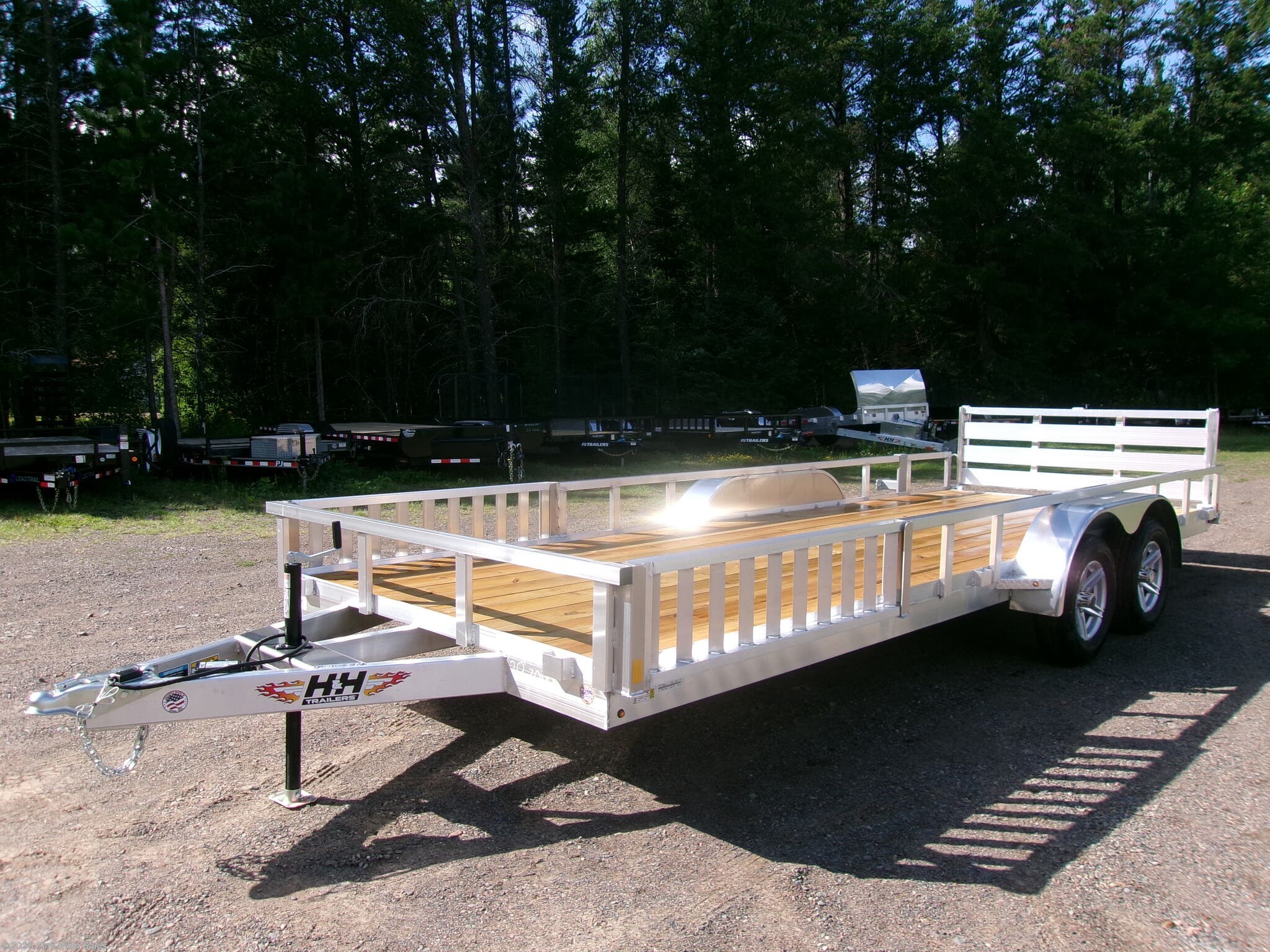 2026 H&H 20' Alum W/ WOOD DECK 7K  UPGRADES INCLUDED