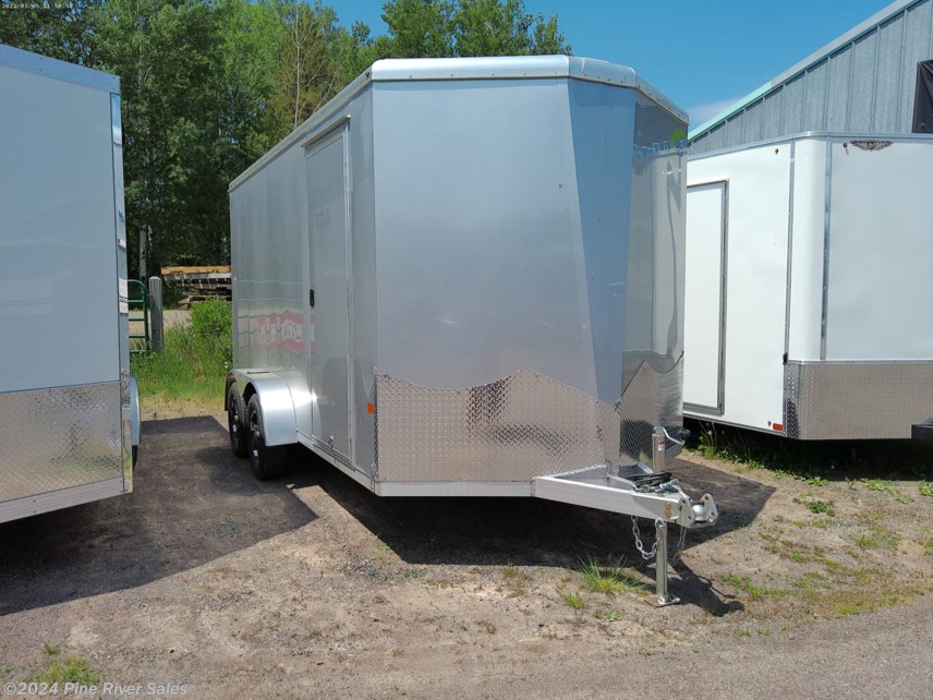 New 2023 Neo Trailers NAVR 7 x 14 Enclosed Aluminum Trailer Silver available in Cloquet, Minnesota
