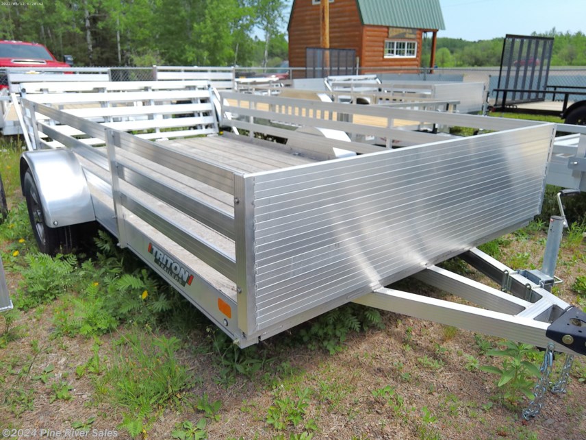 New 2022 Triton Trailers FIT1281 Aluminum plank Utility Trailer available in Cloquet, Minnesota