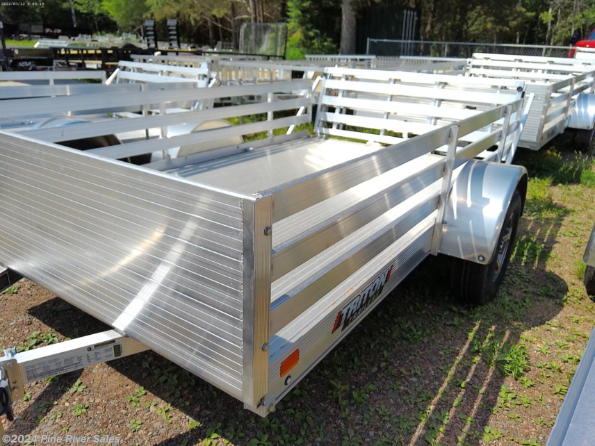 New 2023 Triton Trailers 72&quot; x10&apos; Fit  Aluminum Utility Trailer available in Cloquet, Minnesota
