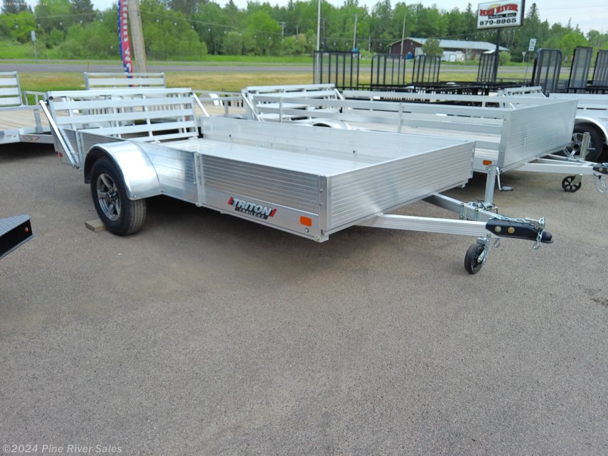New 2023 Triton Trailers 72&quot; x12&apos; Fit  Aluminum Utility Trailer available in Cloquet, Minnesota