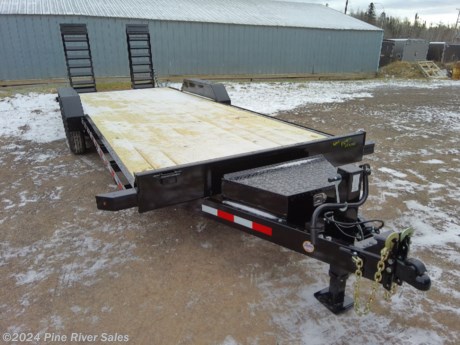 &lt;p&gt;&lt;span style=&quot;font-family: verdana, geneva, sans-serif; font-size: 14px;&quot;&gt;The Nova ET series is a low profile flatbed equipment trailer with a GVWR of 15,400#. These trailers are high quality and long lasting. This ET comes is 22&#39; in length and 82&quot; in width, and comes with the standard features below:&lt;/span&gt;&lt;/p&gt;
&lt;p&gt;&lt;span style=&quot;font-family: verdana, geneva, sans-serif; font-size: 14px;&quot;&gt;&lt;strong&gt;&lt;span style=&quot;color: #222222;&quot;&gt;Standard Features&amp;nbsp; &amp;nbsp; &amp;nbsp; &amp;nbsp; &amp;nbsp; &amp;nbsp; &amp;nbsp; &amp;nbsp; &amp;nbsp;&amp;nbsp;&lt;/span&gt;&lt;/strong&gt;&lt;/span&gt;&lt;/p&gt;
&lt;ul&gt;
&lt;li&gt;&lt;span style=&quot;color: #222222; font-family: verdana, geneva, sans-serif; font-size: 14px;&quot;&gt;GVWR: 15,400#&lt;/span&gt;&lt;/li&gt;
&lt;li&gt;&lt;span style=&quot;color: #222222; font-family: verdana, geneva, sans-serif; font-size: 14px;&quot;&gt;7,000# Spring Axles&amp;nbsp;&lt;/span&gt;&lt;/li&gt;
&lt;li&gt;&lt;span style=&quot;color: #222222; font-family: verdana, geneva, sans-serif; font-size: 14px;&quot;&gt;Self-Adjusting Electric Brakes on All Wheels&lt;/span&gt;&lt;/li&gt;
&lt;li&gt;&lt;span style=&quot;color: #222222; font-family: verdana, geneva, sans-serif; font-size: 14px;&quot;&gt;82&quot; Bed Width&lt;/span&gt;&lt;/li&gt;
&lt;li&gt;&lt;span style=&quot;color: #222222; font-family: verdana, geneva, sans-serif; font-size: 14px;&quot;&gt;2-5/16&quot; Adjustable Coupler&lt;/span&gt;&lt;/li&gt;
&lt;li&gt;&lt;span style=&quot;color: #222222; font-family: verdana, geneva, sans-serif; font-size: 14px;&quot;&gt;16&quot; Radial (235/80R16) E Range 10ply&lt;/span&gt;&lt;/li&gt;
&lt;li&gt;&lt;span style=&quot;color: #222222; font-family: verdana, geneva, sans-serif; font-size: 14px;&quot;&gt;LED Lights&lt;/span&gt;&lt;/li&gt;
&lt;li&gt;&lt;span style=&quot;color: #222222; font-family: verdana, geneva, sans-serif; font-size: 14px;&quot;&gt;PPG&amp;nbsp;Industrial Grade Poly Primer &amp;amp; Paint&lt;/span&gt;&lt;/li&gt;
&lt;li&gt;&lt;span style=&quot;color: #222222; font-family: verdana, geneva, sans-serif; font-size: 14px;&quot;&gt;Grade 50 3&#39;&#39; Channel&amp;nbsp;Crossmember&lt;/span&gt;&lt;/li&gt;
&lt;li&gt;&lt;span style=&quot;color: #222222; font-family: verdana, geneva, sans-serif; font-size: 14px;&quot;&gt;Treated Wood Decking&lt;/span&gt;&lt;/li&gt;
&lt;li&gt;&lt;span style=&quot;color: #222222; font-family: verdana, geneva, sans-serif; font-size: 14px;&quot;&gt;Rub Rail and Stake Pockets&lt;/span&gt;&lt;/li&gt;
&lt;li&gt;&lt;span style=&quot;color: #222222; font-family: verdana, geneva, sans-serif; font-size: 14px;&quot;&gt;8k Bolt-on Jack&lt;/span&gt;&lt;/li&gt;
&lt;li&gt;&lt;span style=&quot;color: #222222; font-family: verdana, geneva, sans-serif; font-size: 14px;&quot;&gt;21&#39;&#39;x 5&#39; Stand up Ramps&lt;/span&gt;&lt;/li&gt;
&lt;li&gt;&lt;span style=&quot;color: #222222; font-family: verdana, geneva, sans-serif; font-size: 14px;&quot;&gt;36&#39;&#39;&amp;nbsp;Beavertail w/ 8 degree slope&lt;/span&gt;&lt;/li&gt;
&lt;li&gt;&lt;span style=&quot;color: #222222; font-family: verdana, geneva, sans-serif; font-size: 14px;&quot;&gt;Bed Height: 25&#39;&#39;&lt;/span&gt;&lt;/li&gt;
&lt;/ul&gt;
&lt;p&gt;&lt;span style=&quot;color: #222222; font-family: verdana, geneva, sans-serif; font-size: 14px;&quot;&gt;Upgrades:&lt;/span&gt;&lt;/p&gt;
&lt;ul&gt;
&lt;li&gt;&lt;span style=&quot;color: #222222; font-family: verdana, geneva, sans-serif; font-size: 14px;&quot;&gt;Bolt on steel A-frame tool box with paddle latch&lt;/span&gt;&lt;/li&gt;
&lt;/ul&gt;
&lt;p&gt;&lt;span style=&quot;color: #222222; font-family: verdana, geneva, sans-serif; font-size: 14px;&quot;&gt;Call or email any questions&lt;/span&gt;&lt;/p&gt;
&lt;p&gt;&lt;span style=&quot;color: #222222; font-family: verdana, geneva, sans-serif; font-size: 14px;&quot;&gt;Thank you,&amp;nbsp;&lt;/span&gt;&lt;/p&gt;
&lt;p&gt;Pine River Sales&lt;/p&gt;
&lt;p&gt;(218) 879-8865&lt;/p&gt;
&lt;p&gt;pineriversales@msn.com&lt;/p&gt;