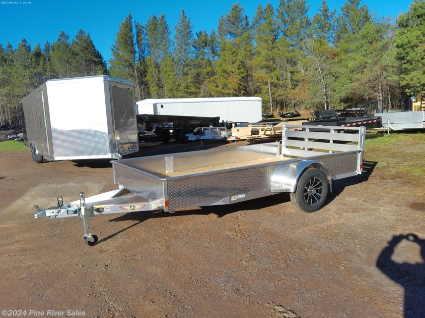 New 2023 H&H 12&apos; Aluminum ATV Utility Trailer available in Cloquet, Minnesota