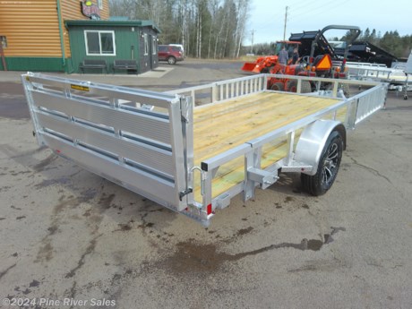 &lt;p&gt;&lt;span style=&quot;font-size: 14px; font-family: verdana, geneva, sans-serif;&quot;&gt;H&amp;amp;H&#39;s aluminum ATV utility trailer is a great all-around trailer. This trailer has aluminum rails, fold down rear ramp, and side ATV ramps. This trailer is 14&#39; long with a deck width of 82&quot;. This trailer has a single axle with a GVWR of 2990#. This trailer comes standard with the features listed below.&lt;/span&gt;&lt;/p&gt;
&lt;p&gt;&lt;span style=&quot;font-size: 14px; font-family: verdana, geneva, sans-serif;&quot;&gt;&lt;strong&gt;&lt;span style=&quot;color: #222222;&quot;&gt;Standard Features &amp;nbsp; &amp;nbsp; &amp;nbsp; &amp;nbsp; &amp;nbsp; &amp;nbsp; &amp;nbsp; &amp;nbsp; &amp;nbsp;&lt;/span&gt;&lt;/strong&gt;&lt;strong id=&quot;docs-internal-guid-fcb9afb5-7fff-15e7-2ce1-6074f923bef1&quot; style=&quot;font-weight: normal;&quot;&gt;&lt;/strong&gt;&lt;/span&gt;&lt;/p&gt;
&lt;p&gt;&lt;span style=&quot;text-decoration: underline;&quot;&gt;&lt;strong&gt;&lt;span style=&quot;font-size: 12pt; font-family: verdana, geneva, sans-serif;&quot;&gt;&lt;span style=&quot;color: rgb(34, 34, 34); text-decoration: underline;&quot;&gt;&lt;span style=&quot;color: rgb(34, 34, 34); text-decoration: underline;&quot;&gt;UPGRADES INCLUDED&lt;/span&gt;&lt;/span&gt;&lt;/span&gt;&lt;/strong&gt;&lt;/span&gt;&lt;/p&gt;
&lt;ul&gt;
&lt;li dir=&quot;ltr&quot; style=&quot;line-height: 1.38;&quot;&gt;&lt;span style=&quot;font-size: 11pt; font-family: Verdana; color: #000000; background-color: transparent; font-weight: 400; font-style: normal; font-variant: normal; text-decoration: none; vertical-align: baseline; white-space: pre-wrap;&quot;&gt;3&quot;x 2&quot; Angle Aluminum Extrusion Frame&lt;/span&gt;&lt;/li&gt;
&lt;li dir=&quot;ltr&quot; style=&quot;line-height: 1.38;&quot;&gt;&lt;span style=&quot;font-size: 11pt; font-family: Verdana; color: #000000; background-color: transparent; font-weight: 400; font-style: normal; font-variant: normal; text-decoration: none; vertical-align: baseline; white-space: pre-wrap;&quot;&gt;Aluminum Angle Crossmembers - Single Axle Models&lt;/span&gt;&lt;/li&gt;
&lt;li dir=&quot;ltr&quot; style=&quot;line-height: 1.38;&quot;&gt;&lt;span style=&quot;font-size: 11pt; font-family: Verdana; color: #000000; background-color: transparent; font-weight: 400; font-style: normal; font-variant: normal; text-decoration: none; vertical-align: baseline; white-space: pre-wrap;&quot;&gt;Aluminum Channel Crossmembers - Tandem Axle Models&lt;/span&gt;&lt;/li&gt;
&lt;li dir=&quot;ltr&quot; style=&quot;line-height: 1.38;&quot;&gt;&lt;span style=&quot;font-size: 11pt; font-family: Verdana; color: #000000; background-color: transparent; font-weight: 400; font-style: normal; font-variant: normal; text-decoration: none; vertical-align: baseline; white-space: pre-wrap;&quot;&gt;Aluminum Extrusion Tube Uprights &amp;amp; 2&quot;x 2&quot; Top Rail&lt;/span&gt;&lt;/li&gt;
&lt;li dir=&quot;ltr&quot; style=&quot;line-height: 1.38;&quot;&gt;&lt;span style=&quot;font-size: 11pt; font-family: Verdana; color: #000000; background-color: transparent; font-weight: 400; font-style: normal; font-variant: normal; text-decoration: none; vertical-align: baseline; white-space: pre-wrap;&quot;&gt;(2) 3&quot;x 5&#39; ATV Ramp Side Conversions&lt;/span&gt;&lt;/li&gt;
&lt;li dir=&quot;ltr&quot; style=&quot;line-height: 1.38;&quot;&gt;&lt;span style=&quot;font-size: 11pt; font-family: Verdana; color: #000000; background-color: transparent; font-weight: 400; font-style: normal; font-variant: normal; text-decoration: none; vertical-align: baseline; white-space: pre-wrap;&quot;&gt;Aluminum Triple Tube Tongue&lt;/span&gt;&lt;/li&gt;
&lt;li dir=&quot;ltr&quot; style=&quot;line-height: 1.38;&quot;&gt;&lt;span style=&quot;font-size: 11pt; font-family: Verdana; color: #000000; background-color: transparent; font-weight: 400; font-style: normal; font-variant: normal; text-decoration: none; vertical-align: baseline; white-space: pre-wrap;&quot;&gt;Radius Fender with Backs&lt;/span&gt;&lt;/li&gt;
&lt;li dir=&quot;ltr&quot; style=&quot;line-height: 1.38;&quot;&gt;&lt;span style=&quot;font-size: 11pt; font-family: Verdana; color: #000000; background-color: transparent; font-weight: 400; font-style: normal; font-variant: normal; text-decoration: none; vertical-align: baseline; white-space: pre-wrap;&quot;&gt;15&quot; Aluminum Wheels&lt;/span&gt;&lt;/li&gt;
&lt;li dir=&quot;ltr&quot; style=&quot;line-height: 1.38;&quot;&gt;&lt;span style=&quot;font-size: 11pt; font-family: Verdana; color: #000000; background-color: transparent; font-weight: 400; font-style: normal; font-variant: normal; text-decoration: none; vertical-align: baseline; white-space: pre-wrap;&quot;&gt;Full DOT Compliant, LED Lighting&lt;/span&gt;&lt;/li&gt;
&lt;li dir=&quot;ltr&quot; style=&quot;line-height: 1.38;&quot;&gt;&lt;span style=&quot;font-size: 11pt; font-family: Verdana; color: #000000; background-color: transparent; font-weight: 400; font-style: normal; font-variant: normal; text-decoration: none; vertical-align: baseline; white-space: pre-wrap;&quot;&gt;Sealed Wiring Harness&lt;/span&gt;&lt;/li&gt;
&lt;li dir=&quot;ltr&quot; style=&quot;line-height: 1.38;&quot;&gt;&lt;span style=&quot;font-size: 11pt; font-family: Verdana; color: #000000; background-color: transparent; font-weight: 400; font-style: normal; font-variant: normal; text-decoration: none; vertical-align: baseline; white-space: pre-wrap;&quot;&gt;A-Frame Posi-Lock Coupler&lt;/span&gt;&lt;/li&gt;
&lt;li dir=&quot;ltr&quot; style=&quot;line-height: 1.38;&quot;&gt;&lt;span style=&quot;font-size: 11pt; font-family: Verdana; color: #000000; background-color: transparent; font-weight: 400; font-style: normal; font-variant: normal; text-decoration: none; vertical-align: baseline; white-space: pre-wrap;&quot;&gt;Dual Safety Chain &amp;amp; Hooks - DOT Approved&lt;/span&gt;&lt;/li&gt;
&lt;li dir=&quot;ltr&quot; style=&quot;line-height: 1.38;&quot;&gt;&lt;span style=&quot;font-size: 11pt; font-family: Verdana; color: #000000; background-color: transparent; font-weight: 400; font-style: normal; font-variant: normal; text-decoration: none; vertical-align: baseline; white-space: pre-wrap;&quot;&gt;Aluminum Stake Pockets&lt;/span&gt;&lt;/li&gt;
&lt;li dir=&quot;ltr&quot; style=&quot;line-height: 1.38;&quot;&gt;&lt;span style=&quot;font-size: 11pt; font-family: Verdana; color: #000000; background-color: transparent; font-weight: 400; font-style: normal; font-variant: normal; text-decoration: none; vertical-align: baseline; white-space: pre-wrap;&quot;&gt;2x8 Treated, #1 Grade Wood Deck&lt;/span&gt;&lt;/li&gt;
&lt;li dir=&quot;ltr&quot; style=&quot;line-height: 1.38;&quot;&gt;&lt;span style=&quot;font-size: 11pt; font-family: Verdana; color: #000000; background-color: transparent; font-weight: 400; font-style: normal; font-variant: normal; text-decoration: none; vertical-align: baseline; white-space: pre-wrap;&quot;&gt;Front &amp;amp; Rear Board End Caps&lt;/span&gt;&lt;/li&gt;
&lt;li dir=&quot;ltr&quot; style=&quot;line-height: 1.38;&quot;&gt;&lt;span style=&quot;font-size: 11pt; font-family: Verdana; color: #000000; background-color: transparent; font-weight: 400; font-style: normal; font-variant: normal; text-decoration: none; vertical-align: baseline; white-space: pre-wrap;&quot;&gt;54&quot; Rear Bi-Fold Gate (2200 lb Rated)&lt;/span&gt;&lt;/li&gt;
&lt;li dir=&quot;ltr&quot; style=&quot;line-height: 1.38;&quot;&gt;&lt;span style=&quot;font-family: Verdana;&quot;&gt;&lt;span style=&quot;font-size: 14.6667px; white-space: pre-wrap;&quot;&gt;Spare tire mount&lt;/span&gt;&lt;/span&gt;&lt;/li&gt;
&lt;li dir=&quot;ltr&quot; style=&quot;line-height: 1.38;&quot;&gt;&lt;span style=&quot;font-family: Verdana;&quot;&gt;&lt;span style=&quot;font-size: 14.6667px; white-space: pre-wrap;&quot;&gt;Enclosed wiring&lt;/span&gt;&lt;/span&gt;&lt;span style=&quot;font-family: Verdana;&quot;&gt;&lt;span style=&quot;font-size: 14.6667px; white-space: pre-wrap;&quot;&gt;&lt;br&gt;&lt;br&gt;Please call or email us anytime with any questions. Thank You Pine River Sales 218-879-8865 pineriversales@msn.com *Disclaimer: All inventory, prices, and configurations are subject to prior sale and availability. Prices exclude tax, title, tags, governmental fees, and any finance charges (if applicable). Unless otherwise stated separately in the trailer details, price does not include processing, administrative, closing or similar fees. All specifications and measurements are subject to change. Prices are subject to change without notice! Please call for current pricing! Trailer dimensions, weights, and measurements will vary due to manufacturing and production changes. Images attached within the post may vary from exact unit. Please verify actual measurements of any unit prior to purchasing it. NEO&lt;span style=&quot;color: #050505; font-family: &#39;Segoe UI Historic&#39;, &#39;Segoe UI&#39;, Helvetica, Arial, sans-serif; font-size: 15px; white-space: pre-wrap;&quot;&gt;, United, H&amp;amp;H, Lacrosse, Sure &lt;/span&gt;Trac&lt;span style=&quot;color: #050505; font-family: &#39;Segoe UI Historic&#39;, &#39;Segoe UI&#39;, Helvetica, Arial, sans-serif; font-size: 15px; white-space: pre-wrap;&quot;&gt;, &lt;/span&gt;Midsota&lt;span style=&quot;color: #050505; font-family: &#39;Segoe UI Historic&#39;, &#39;Segoe UI&#39;, Helvetica, Arial, sans-serif; font-size: 15px; white-space: pre-wrap;&quot;&gt;, &lt;/span&gt;MTI&lt;span style=&quot;color: #050505; font-family: &#39;Segoe UI Historic&#39;, &#39;Segoe UI&#39;, Helvetica, Arial, sans-serif; font-size: 15px; white-space: pre-wrap;&quot;&gt;, RC, &lt;/span&gt;Haulmark&lt;span style=&quot;color: #050505; font-family: &#39;Segoe UI Historic&#39;, &#39;Segoe UI&#39;, Helvetica, Arial, sans-serif; font-size: 15px; white-space: pre-wrap;&quot;&gt;, Wells Cargo trailers, Trailer, curt manufacturing, trailers for sale, used Cargo trailer, &lt;/span&gt;ATV&lt;span style=&quot;color: #050505; font-family: &#39;Segoe UI Historic&#39;, &#39;Segoe UI&#39;, Helvetica, Arial, sans-serif; font-size: 15px; white-space: pre-wrap;&quot;&gt; trailer, etc, walk behind mower, used enclosed cargo trailer, trailer axle, Ez hauler, Livestock Trailer, trailer for sale, Used Horse Trailer, Big &lt;/span&gt;tex&lt;span style=&quot;color: #050505; font-family: &#39;Segoe UI Historic&#39;, &#39;Segoe UI&#39;, Helvetica, Arial, sans-serif; font-size: 15px; white-space: pre-wrap;&quot;&gt;, &lt;/span&gt;Featherlite&lt;span style=&quot;color: #050505; font-family: &#39;Segoe UI Historic&#39;, &#39;Segoe UI&#39;, Helvetica, Arial, sans-serif; font-size: 15px; white-space: pre-wrap;&quot;&gt;, trailer light, Royal cargo, trailer rental, &lt;/span&gt;gooseneck&lt;span style=&quot;color: #050505; font-family: &#39;Segoe UI Historic&#39;, &#39;Segoe UI&#39;, Helvetica, Arial, sans-serif; font-size: 15px; white-space: pre-wrap;&quot;&gt; trailer, Utility trailer, &lt;/span&gt;american&lt;span style=&quot;color: #050505; font-family: &#39;Segoe UI Historic&#39;, &#39;Segoe UI&#39;, Helvetica, Arial, sans-serif; font-size: 15px; white-space: pre-wrap;&quot;&gt; hauler, used utility trailer, continental cargo, string trimmer, Horse trailer, used trailers, car trailers, &lt;/span&gt;ariens&lt;span style=&quot;color: #050505; font-family: &#39;Segoe UI Historic&#39;, &#39;Segoe UI&#39;, Helvetica, Arial, sans-serif; font-size: 15px; white-space: pre-wrap;&quot;&gt;, Motorcycle Trailer, trailers for sale, trophy, lawn mower, flatbed trailer, cargo trailers, &lt;/span&gt;Maxxd&lt;span style=&quot;color: #050505; font-family: &#39;Segoe UI Historic&#39;, &#39;Segoe UI&#39;, Helvetica, Arial, sans-serif; font-size: 15px; white-space: pre-wrap;&quot;&gt;, united, trailer for sale, Trailer hitch, Car hauler, high country, PJ, &lt;/span&gt;sundowner&lt;span style=&quot;color: #050505; font-family: &#39;Segoe UI Historic&#39;, &#39;Segoe UI&#39;, Helvetica, Arial, sans-serif; font-size: 15px; white-space: pre-wrap;&quot;&gt;, Elite, Stealth, big &lt;/span&gt;tex&lt;span style=&quot;color: #050505; font-family: &#39;Segoe UI Historic&#39;, &#39;Segoe UI&#39;, Helvetica, Arial, sans-serif; font-size: 15px; white-space: pre-wrap;&quot;&gt;, snowmobile trailer, &lt;/span&gt;Traxx&lt;span style=&quot;color: #050505; font-family: &#39;Segoe UI Historic&#39;, &#39;Segoe UI&#39;, Helvetica, Arial, sans-serif; font-size: 15px; white-space: pre-wrap;&quot;&gt;, trailers, trailer light, cargo trailer, Wells cargo, Trailer parts, gravely, enclosed trailer, equipment trailer, mid &lt;/span&gt;sota&lt;span style=&quot;color: #050505; font-family: &#39;Segoe UI Historic&#39;, &#39;Segoe UI&#39;, Helvetica, Arial, sans-serif; font-size: 15px; white-space: pre-wrap;&quot;&gt;, car trailers, &lt;/span&gt;ATC&lt;span style=&quot;color: #050505; font-family: &#39;Segoe UI Historic&#39;, &#39;Segoe UI&#39;, Helvetica, Arial, sans-serif; font-size: 15px; white-space: pre-wrap;&quot;&gt;, Stock Trailer, trailer sales, curt mfg, cargo trailers, Load Trail, used Dump, Log splitter, &lt;/span&gt;MTI&lt;span style=&quot;color: #050505; font-family: &#39;Segoe UI Historic&#39;, &#39;Segoe UI&#39;, Helvetica, Arial, sans-serif; font-size: 15px; white-space: pre-wrap;&quot;&gt;, Race car trailer, Car trailer,&lt;/span&gt;&lt;/span&gt;&lt;/span&gt;&lt;/li&gt;
&lt;/ul&gt;