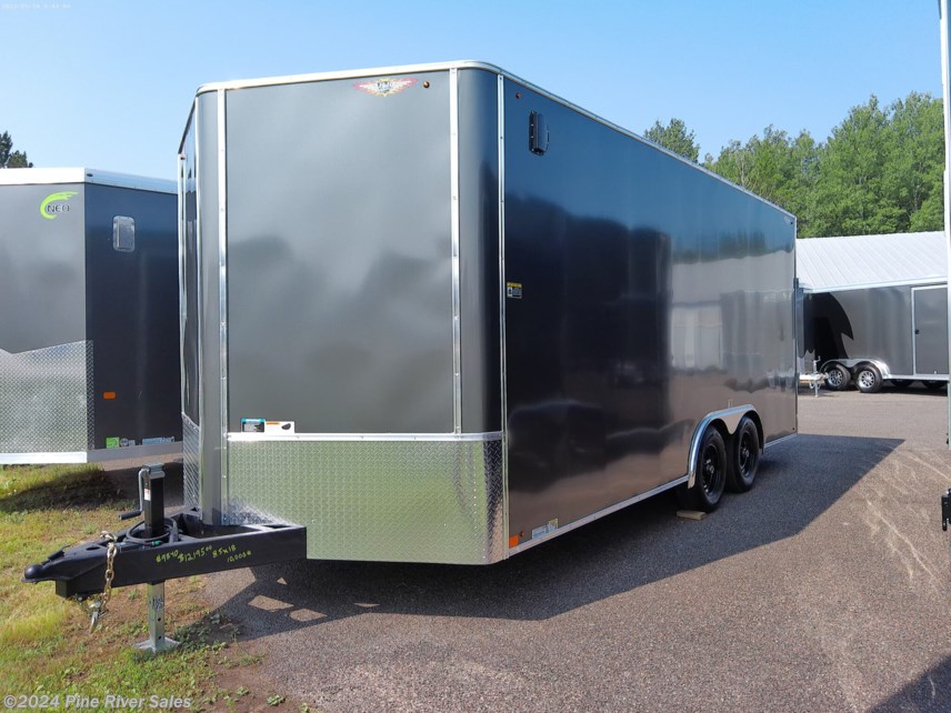 New 2023 H&H 8.5 x 18 Flat-Top Enclosed Cargo Trailer 10,000# available in Cloquet, Minnesota