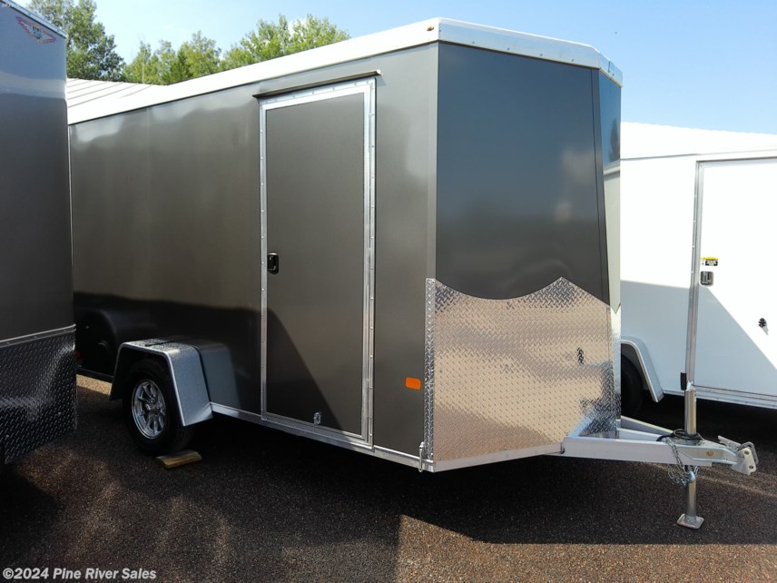 New 2024 Neo Trailers NAVR 7 x 12 Enclosed Aluminum Trailer Charcoal available in Cloquet, Minnesota