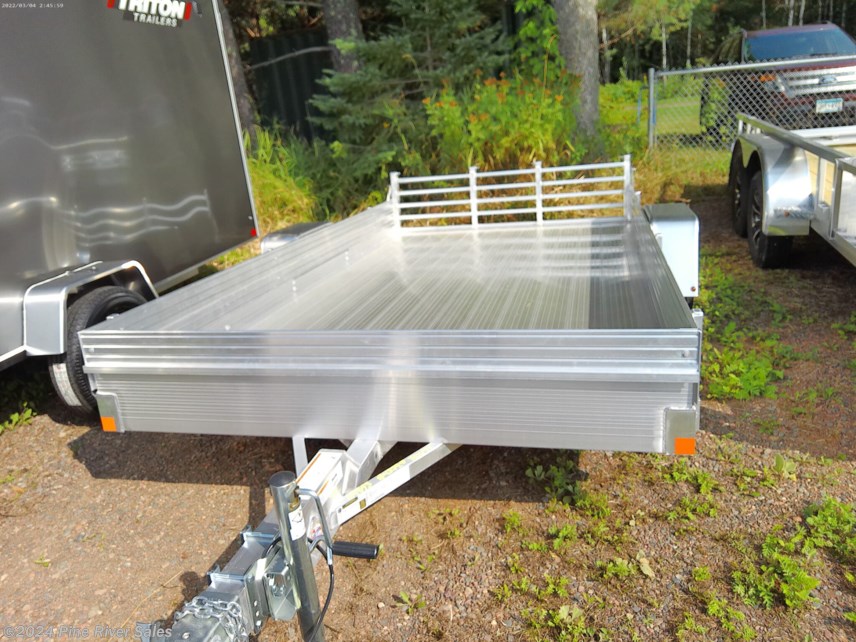 New 2024 Bear Track 76&quot; x 144&quot; Wide Aluminum Utility Trailer available in Cloquet, Minnesota