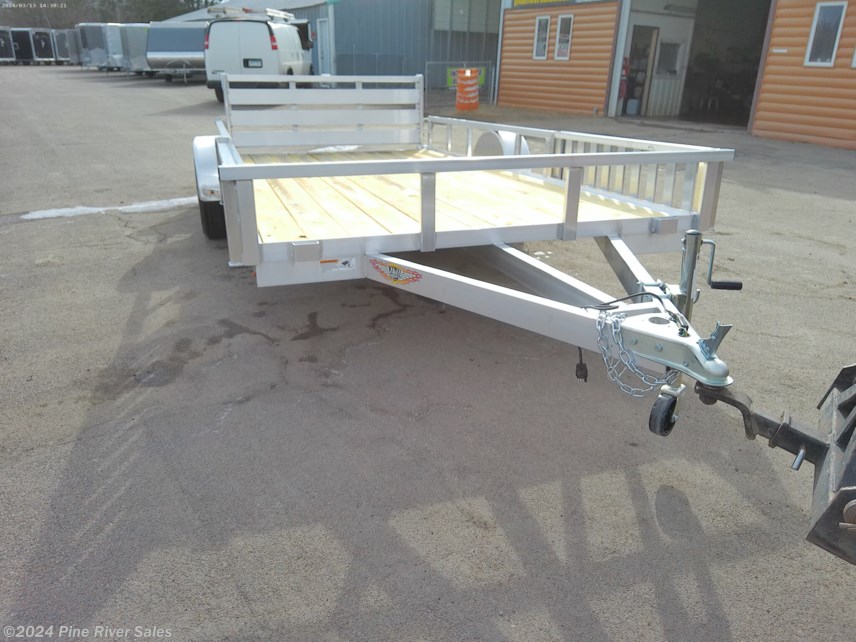 New 2024 H&H 82x14&apos; Alum ATV Utility Trailer UPGRADES INCLUDED available in Cloquet, Minnesota