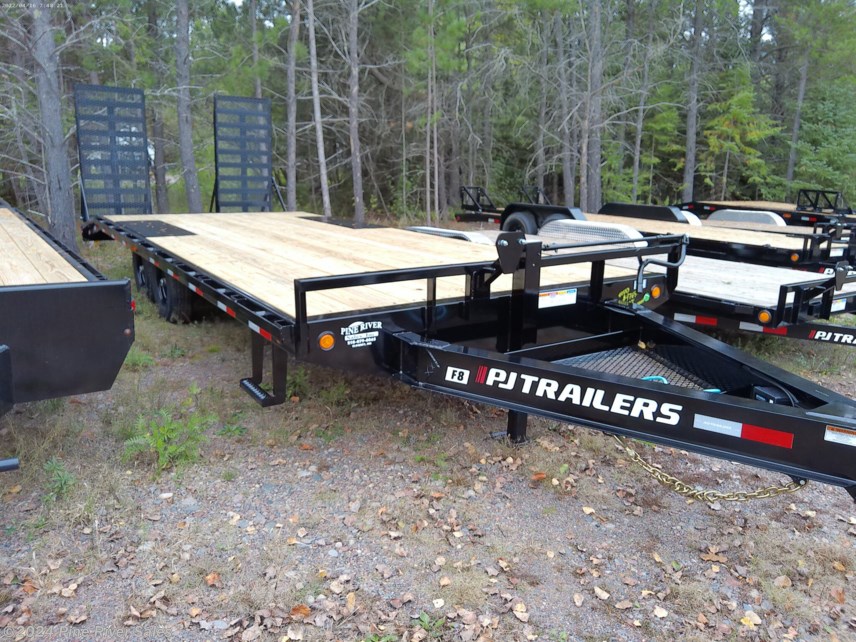 New 2024 PJ Trailers 22&apos;    8&quot; I-Beam Deckover (F8) available in Cloquet, Minnesota