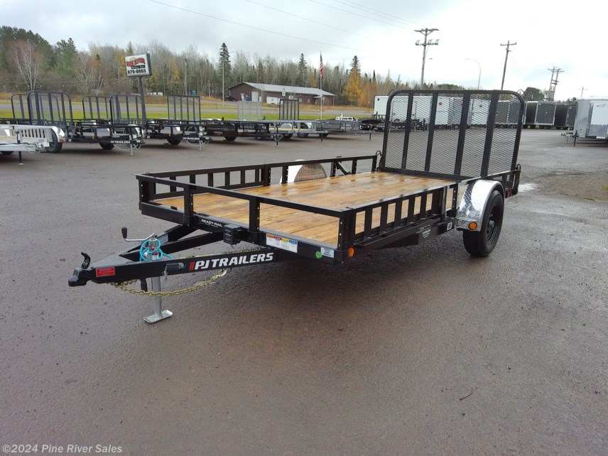 New 2024 PJ Trailers 83&quot; x 14 Single Axle Utility Trailer (U8) 4995# available in Cloquet, Minnesota