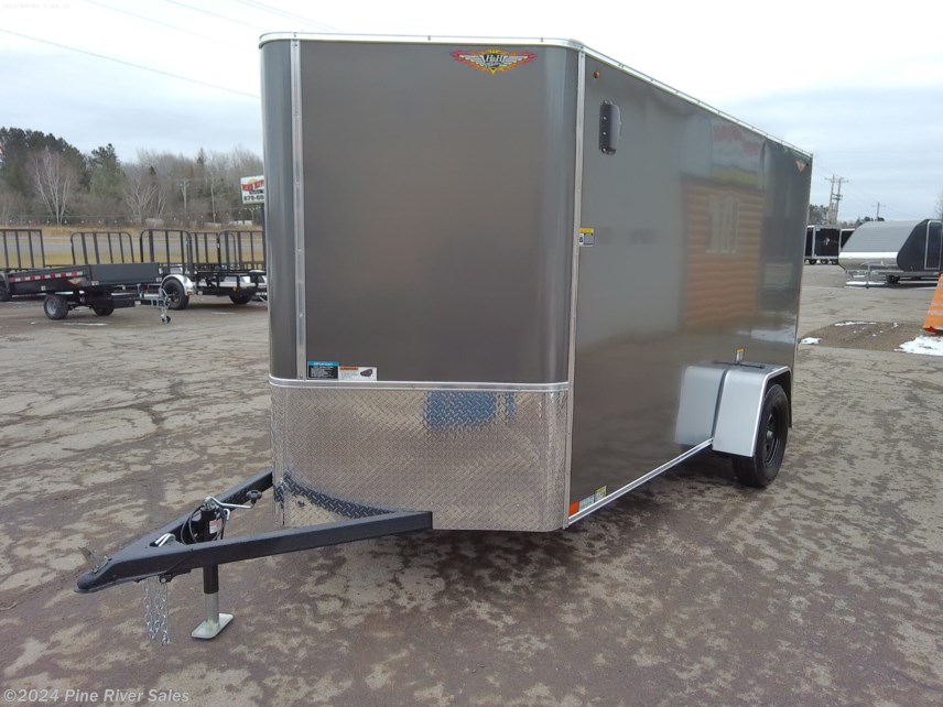 New 2024 H&H 6 x 12 Flat-Top Enclosed Cargo Trailer available in Cloquet, Minnesota