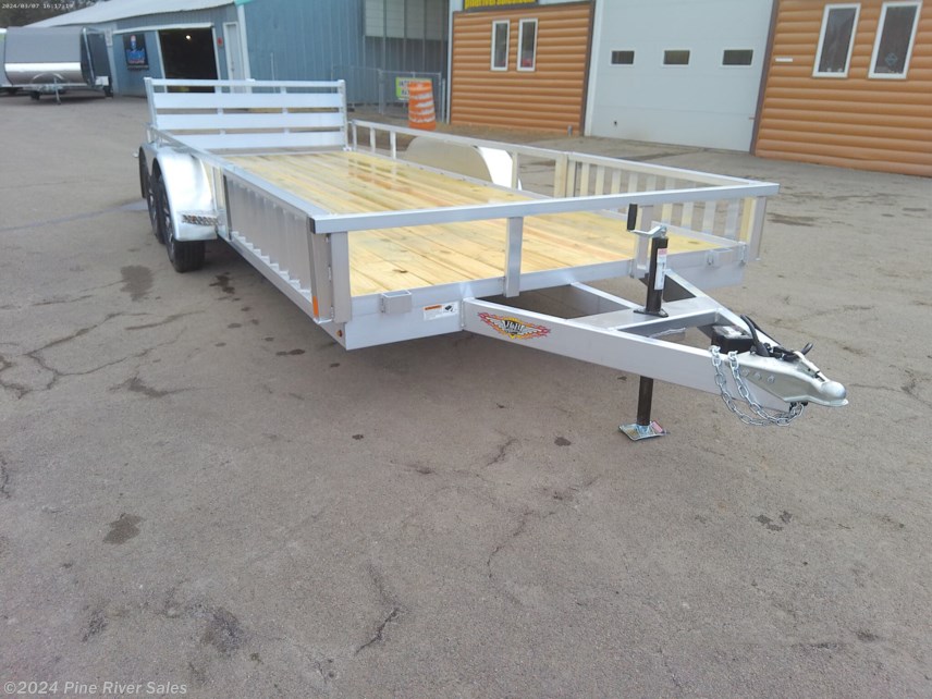 New 2024 H&H 18&apos; Aluminum ATV Utility Trailer UPGRADES INCLUDED available in Cloquet, Minnesota