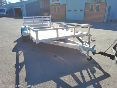 &lt;p&gt;&lt;span style=&quot;font-size: 14px; font-family: verdana, geneva, sans-serif;&quot;&gt;H&amp;amp;H&#39;s aluminum ATV utility trailer is a great all-around trailer. This trailer has aluminum rails, fold down rear ramp, and side ATV ramps. This trailer is 12&#39; long with a deck width of 82&quot;. This trailer has a single axle with a GVWR of 2990#. This trailer comes standard with the features listed below.&lt;/span&gt;&lt;/p&gt;
&lt;p&gt;&lt;span style=&quot;font-size: 14pt;&quot;&gt;&lt;em&gt;&lt;strong&gt;UPGRADES INCLUDED&lt;/strong&gt;&lt;/em&gt;&lt;/span&gt;&lt;/p&gt;
&lt;p&gt;&amp;nbsp;&lt;/p&gt;
&lt;p&gt;&lt;span style=&quot;font-size: 14px; font-family: verdana, geneva, sans-serif;&quot;&gt;&lt;strong&gt;&lt;span style=&quot;color: #222222;&quot;&gt;Standard Features&amp;nbsp; &amp;nbsp; &amp;nbsp; &amp;nbsp; &amp;nbsp; &amp;nbsp; &amp;nbsp; &amp;nbsp; &amp;nbsp;&amp;nbsp;&lt;/span&gt;&lt;/strong&gt;&lt;strong&gt;&lt;span style=&quot;color: #222222;&quot;&gt;&amp;nbsp;&lt;/span&gt;&lt;/strong&gt;&lt;strong id=&quot;docs-internal-guid-fcb9afb5-7fff-15e7-2ce1-6074f923bef1&quot; style=&quot;font-weight: normal;&quot;&gt;&lt;/strong&gt;&lt;/span&gt;&lt;/p&gt;
&lt;ul&gt;
&lt;li dir=&quot;ltr&quot; style=&quot;line-height: 1.38;&quot;&gt;&lt;span style=&quot;font-size: 11pt; font-family: Verdana; color: #000000; background-color: transparent; font-weight: 400; font-style: normal; font-variant: normal; text-decoration: none; vertical-align: baseline; white-space: pre-wrap;&quot;&gt;3&quot;x 2&quot; Angle Aluminum Extrusion Frame&lt;/span&gt;&lt;/li&gt;
&lt;li dir=&quot;ltr&quot; style=&quot;line-height: 1.38;&quot;&gt;&lt;span style=&quot;font-size: 11pt; font-family: Verdana; color: #000000; background-color: transparent; font-weight: 400; font-style: normal; font-variant: normal; text-decoration: none; vertical-align: baseline; white-space: pre-wrap;&quot;&gt;Aluminum Angle Crossmembers - Single Axle Models&lt;/span&gt;&lt;/li&gt;
&lt;li dir=&quot;ltr&quot; style=&quot;line-height: 1.38;&quot;&gt;&lt;span style=&quot;font-size: 11pt; font-family: Verdana; color: #000000; background-color: transparent; font-weight: 400; font-style: normal; font-variant: normal; text-decoration: none; vertical-align: baseline; white-space: pre-wrap;&quot;&gt;Aluminum Channel Crossmembers - Tandem Axle Models&lt;/span&gt;&lt;/li&gt;
&lt;li dir=&quot;ltr&quot; style=&quot;line-height: 1.38;&quot;&gt;&lt;span style=&quot;font-size: 11pt; font-family: Verdana; color: #000000; background-color: transparent; font-weight: 400; font-style: normal; font-variant: normal; text-decoration: none; vertical-align: baseline; white-space: pre-wrap;&quot;&gt;Aluminum Extrusion Tube Uprights &amp;amp; 2&quot;x 2&quot; Top Rail&lt;/span&gt;&lt;/li&gt;
&lt;li dir=&quot;ltr&quot; style=&quot;line-height: 1.38;&quot;&gt;&lt;span style=&quot;font-size: 11pt; font-family: Verdana; color: #000000; background-color: transparent; font-weight: 400; font-style: normal; font-variant: normal; text-decoration: none; vertical-align: baseline; white-space: pre-wrap;&quot;&gt;(2) 3&quot;x 5&#39; ATV Ramp Side Conversions&lt;/span&gt;&lt;/li&gt;
&lt;li dir=&quot;ltr&quot; style=&quot;line-height: 1.38;&quot;&gt;&lt;span style=&quot;font-size: 11pt; font-family: Verdana; color: #000000; background-color: transparent; font-weight: 400; font-style: normal; font-variant: normal; text-decoration: none; vertical-align: baseline; white-space: pre-wrap;&quot;&gt;Aluminum Triple Tube Tongue&lt;/span&gt;&lt;/li&gt;
&lt;li dir=&quot;ltr&quot; style=&quot;line-height: 1.38;&quot;&gt;&lt;span style=&quot;font-size: 11pt; font-family: Verdana; color: #000000; background-color: transparent; font-weight: 400; font-style: normal; font-variant: normal; text-decoration: none; vertical-align: baseline; white-space: pre-wrap;&quot;&gt;Radius Fender with Backs&lt;/span&gt;&lt;/li&gt;
&lt;li dir=&quot;ltr&quot; style=&quot;line-height: 1.38;&quot;&gt;&lt;span style=&quot;font-size: 11pt; font-family: Verdana; color: #000000; background-color: transparent; font-weight: 400; font-style: normal; font-variant: normal; text-decoration: none; vertical-align: baseline; white-space: pre-wrap;&quot;&gt;15&quot; Aluminum Wheels&lt;/span&gt;&lt;/li&gt;
&lt;li dir=&quot;ltr&quot; style=&quot;line-height: 1.38;&quot;&gt;&lt;span style=&quot;font-size: 11pt; font-family: Verdana; color: #000000; background-color: transparent; font-weight: 400; font-style: normal; font-variant: normal; text-decoration: none; vertical-align: baseline; white-space: pre-wrap;&quot;&gt;Full DOT Compliant, LED Lighting&lt;/span&gt;&lt;/li&gt;
&lt;li dir=&quot;ltr&quot; style=&quot;line-height: 1.38;&quot;&gt;&lt;span style=&quot;font-size: 11pt; font-family: Verdana; color: #000000; background-color: transparent; font-weight: 400; font-style: normal; font-variant: normal; text-decoration: none; vertical-align: baseline; white-space: pre-wrap;&quot;&gt;Sealed Wiring Harness&lt;/span&gt;&lt;/li&gt;
&lt;li dir=&quot;ltr&quot; style=&quot;line-height: 1.38;&quot;&gt;&lt;span style=&quot;font-size: 11pt; font-family: Verdana; color: #000000; background-color: transparent; font-weight: 400; font-style: normal; font-variant: normal; text-decoration: none; vertical-align: baseline; white-space: pre-wrap;&quot;&gt;A-Frame Posi-Lock Coupler&lt;/span&gt;&lt;/li&gt;
&lt;li dir=&quot;ltr&quot; style=&quot;line-height: 1.38;&quot;&gt;&lt;span style=&quot;font-size: 11pt; font-family: Verdana; color: #000000; background-color: transparent; font-weight: 400; font-style: normal; font-variant: normal; text-decoration: none; vertical-align: baseline; white-space: pre-wrap;&quot;&gt;Dual Safety Chain &amp;amp; Hooks - DOT Approved&lt;/span&gt;&lt;/li&gt;
&lt;li dir=&quot;ltr&quot; style=&quot;line-height: 1.38;&quot;&gt;&lt;span style=&quot;font-size: 11pt; font-family: Verdana; color: #000000; background-color: transparent; font-weight: 400; font-style: normal; font-variant: normal; text-decoration: none; vertical-align: baseline; white-space: pre-wrap;&quot;&gt;Aluminum Stake Pockets&lt;/span&gt;&lt;/li&gt;
&lt;li dir=&quot;ltr&quot; style=&quot;line-height: 1.38;&quot;&gt;&lt;span style=&quot;font-size: 11pt; font-family: Verdana; color: #000000; background-color: transparent; font-weight: 400; font-style: normal; font-variant: normal; text-decoration: none; vertical-align: baseline; white-space: pre-wrap;&quot;&gt;2x8 Treated, #1 Grade Wood Deck&lt;/span&gt;&lt;/li&gt;
&lt;li dir=&quot;ltr&quot; style=&quot;line-height: 1.38;&quot;&gt;&lt;span style=&quot;font-size: 11pt; font-family: Verdana; color: #000000; background-color: transparent; font-weight: 400; font-style: normal; font-variant: normal; text-decoration: none; vertical-align: baseline; white-space: pre-wrap;&quot;&gt;Front &amp;amp; Rear Board End Caps&lt;/span&gt;&lt;/li&gt;
&lt;li dir=&quot;ltr&quot; style=&quot;line-height: 1.38;&quot;&gt;&lt;span style=&quot;font-size: 11pt; font-family: Verdana; color: #000000; background-color: transparent; font-weight: 400; font-style: normal; font-variant: normal; text-decoration: none; vertical-align: baseline; white-space: pre-wrap;&quot;&gt;54&quot; Rear Bi-Fold Gate (2200 lb Rated)&lt;/span&gt;&lt;/li&gt;
&lt;li dir=&quot;ltr&quot; style=&quot;line-height: 1.38;&quot;&gt;&lt;span style=&quot;font-family: Verdana;&quot;&gt;&lt;span style=&quot;font-size: 14.6667px; white-space: pre-wrap;&quot;&gt;Spare tire mount&lt;/span&gt;&lt;/span&gt;&lt;/li&gt;
&lt;li dir=&quot;ltr&quot; style=&quot;line-height: 1.38;&quot;&gt;&lt;span style=&quot;font-family: Verdana;&quot;&gt;&lt;span style=&quot;font-size: 14.6667px; white-space: pre-wrap;&quot;&gt;Enclosed wiring&lt;/span&gt;&lt;/span&gt;&lt;span style=&quot;font-family: Verdana;&quot;&gt;&lt;span style=&quot;font-size: 14.6667px; white-space: pre-wrap;&quot;&gt;&lt;br&gt;&lt;br&gt;Please call or email us anytime with any questions. Thank You Pine River Sales 218-879-8865 pineriversales@msn.com *Disclaimer: All inventory, prices, and configurations are subject to prior sale and availability. Prices exclude tax, title, tags, governmental fees, and any finance charges (if applicable). Unless otherwise stated separately in the trailer details, price does not include processing, administrative, closing or similar fees. All specifications and measurements are subject to change. Prices are subject to change without notice! Please call for current pricing! Trailer dimensions, weights, and measurements will vary due to manufacturing and production changes. Images attached within the post may vary from exact unit. Please verify actual measurements of any unit prior to purchasing it. NEO&lt;span style=&quot;color: #050505; font-family: &#39;Segoe UI Historic&#39;, &#39;Segoe UI&#39;, Helvetica, Arial, sans-serif; font-size: 15px; white-space: pre-wrap;&quot;&gt;, United, H&amp;amp;H, Lacrosse, Sure &lt;/span&gt;Trac&lt;span style=&quot;color: #050505; font-family: &#39;Segoe UI Historic&#39;, &#39;Segoe UI&#39;, Helvetica, Arial, sans-serif; font-size: 15px; white-space: pre-wrap;&quot;&gt;, &lt;/span&gt;Midsota&lt;span style=&quot;color: #050505; font-family: &#39;Segoe UI Historic&#39;, &#39;Segoe UI&#39;, Helvetica, Arial, sans-serif; font-size: 15px; white-space: pre-wrap;&quot;&gt;, &lt;/span&gt;MTI&lt;span style=&quot;color: #050505; font-family: &#39;Segoe UI Historic&#39;, &#39;Segoe UI&#39;, Helvetica, Arial, sans-serif; font-size: 15px; white-space: pre-wrap;&quot;&gt;, RC, &lt;/span&gt;Haulmark&lt;span style=&quot;color: #050505; font-family: &#39;Segoe UI Historic&#39;, &#39;Segoe UI&#39;, Helvetica, Arial, sans-serif; font-size: 15px; white-space: pre-wrap;&quot;&gt;, Wells Cargo trailers, Trailer, curt manufacturing, trailers for sale, used Cargo trailer, &lt;/span&gt;ATV&lt;span style=&quot;color: #050505; font-family: &#39;Segoe UI Historic&#39;, &#39;Segoe UI&#39;, Helvetica, Arial, sans-serif; font-size: 15px; white-space: pre-wrap;&quot;&gt; trailer, etc, walk behind mower, used enclosed cargo trailer, trailer axle, Ez hauler, Livestock Trailer, trailer for sale, Used Horse Trailer, Big &lt;/span&gt;tex&lt;span style=&quot;color: #050505; font-family: &#39;Segoe UI Historic&#39;, &#39;Segoe UI&#39;, Helvetica, Arial, sans-serif; font-size: 15px; white-space: pre-wrap;&quot;&gt;, &lt;/span&gt;Featherlite&lt;span style=&quot;color: #050505; font-family: &#39;Segoe UI Historic&#39;, &#39;Segoe UI&#39;, Helvetica, Arial, sans-serif; font-size: 15px; white-space: pre-wrap;&quot;&gt;, trailer light, Royal cargo, trailer rental, &lt;/span&gt;gooseneck&lt;span style=&quot;color: #050505; font-family: &#39;Segoe UI Historic&#39;, &#39;Segoe UI&#39;, Helvetica, Arial, sans-serif; font-size: 15px; white-space: pre-wrap;&quot;&gt; trailer, Utility trailer, &lt;/span&gt;american&lt;span style=&quot;color: #050505; font-family: &#39;Segoe UI Historic&#39;, &#39;Segoe UI&#39;, Helvetica, Arial, sans-serif; font-size: 15px; white-space: pre-wrap;&quot;&gt; hauler, used utility trailer, continental cargo, string trimmer, Horse trailer, used trailers, car trailers, &lt;/span&gt;ariens&lt;span style=&quot;color: #050505; font-family: &#39;Segoe UI Historic&#39;, &#39;Segoe UI&#39;, Helvetica, Arial, sans-serif; font-size: 15px; white-space: pre-wrap;&quot;&gt;, Motorcycle Trailer, trailers for sale, trophy, lawn mower, flatbed trailer, cargo trailers, &lt;/span&gt;Maxxd&lt;span style=&quot;color: #050505; font-family: &#39;Segoe UI Historic&#39;, &#39;Segoe UI&#39;, Helvetica, Arial, sans-serif; font-size: 15px; white-space: pre-wrap;&quot;&gt;, united, trailer for sale, Trailer hitch, Car hauler, high country, PJ, &lt;/span&gt;sundowner&lt;span style=&quot;color: #050505; font-family: &#39;Segoe UI Historic&#39;, &#39;Segoe UI&#39;, Helvetica, Arial, sans-serif; font-size: 15px; white-space: pre-wrap;&quot;&gt;, Elite, Stealth, big &lt;/span&gt;tex&lt;span style=&quot;color: #050505; font-family: &#39;Segoe UI Historic&#39;, &#39;Segoe UI&#39;, Helvetica, Arial, sans-serif; font-size: 15px; white-space: pre-wrap;&quot;&gt;, snowmobile trailer, &lt;/span&gt;Traxx&lt;span style=&quot;color: #050505; font-family: &#39;Segoe UI Historic&#39;, &#39;Segoe UI&#39;, Helvetica, Arial, sans-serif; font-size: 15px; white-space: pre-wrap;&quot;&gt;, trailers, trailer light, cargo trailer, Wells cargo, Trailer parts, gravely, enclosed trailer, equipment trailer, mid &lt;/span&gt;sota&lt;span style=&quot;color: #050505; font-family: &#39;Segoe UI Historic&#39;, &#39;Segoe UI&#39;, Helvetica, Arial, sans-serif; font-size: 15px; white-space: pre-wrap;&quot;&gt;, car trailers, &lt;/span&gt;ATC&lt;span style=&quot;color: #050505; font-family: &#39;Segoe UI Historic&#39;, &#39;Segoe UI&#39;, Helvetica, Arial, sans-serif; font-size: 15px; white-space: pre-wrap;&quot;&gt;, Stock Trailer, trailer sales, curt mfg, cargo trailers, Load Trail, used Dump, Log splitter, &lt;/span&gt;MTI&lt;span style=&quot;color: #050505; font-family: &#39;Segoe UI Historic&#39;, &#39;Segoe UI&#39;, Helvetica, Arial, sans-serif; font-size: 15px; white-space: pre-wrap;&quot;&gt;, Race car trailer, Car trailer,&lt;/span&gt;&lt;/span&gt;&lt;/span&gt;&lt;/li&gt;
&lt;/ul&gt;
