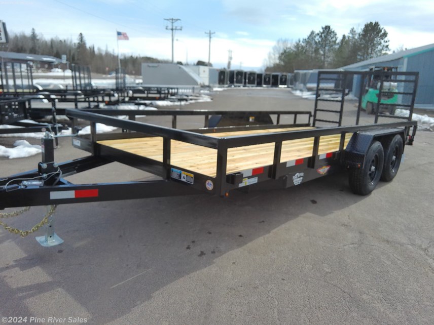New 2024 H&H 82x18 Heavy duty Rail Side available in Cloquet, Minnesota