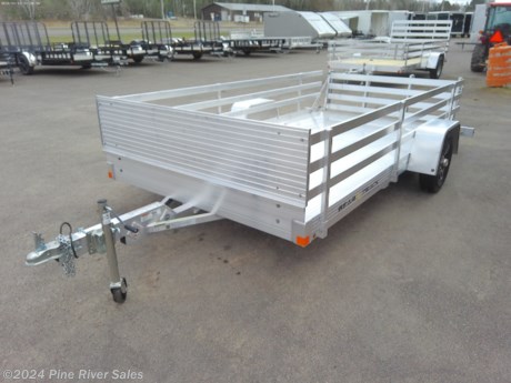 &lt;p&gt;&lt;span style=&quot;font-family: verdana, geneva, sans-serif; font-size: 14px;&quot;&gt;Bear Tracks 76&quot; x 144&quot; aluminum utility trailer is a great compact size trailer, good for hauling lawnmowers and golf carts.&amp;nbsp; The GVWR is 2200 bs. With a single torsion axle. This trailer comes standard with the features listed below along with some available accessories.&lt;/span&gt;&lt;/p&gt;
&lt;p&gt;&lt;strong&gt;&lt;span style=&quot;font-family: verdana, geneva, sans-serif; font-size: 14px;&quot;&gt;Solid Front Kit&lt;/span&gt;&lt;/strong&gt;&lt;/p&gt;
&lt;p&gt;&lt;strong&gt;&lt;span style=&quot;font-family: verdana, geneva, sans-serif; font-size: 14px;&quot;&gt;Open Front Kit &lt;/span&gt;&lt;/strong&gt;&lt;/p&gt;
&lt;p&gt;&lt;strong&gt;&lt;span style=&quot;font-family: verdana, geneva, sans-serif; font-size: 14px;&quot;&gt;Mount&lt;/span&gt;&lt;/strong&gt;&lt;/p&gt;
&lt;p&gt;&lt;strong&gt;&lt;span style=&quot;font-family: verdana, geneva, sans-serif; font-size: 14px;&quot;&gt;13&quot;Alum Wheels&lt;/span&gt;&lt;/strong&gt;&lt;/p&gt;
&lt;p&gt;&lt;span style=&quot;font-family: verdana, geneva, sans-serif; font-size: 14px;&quot;&gt;&lt;strong&gt;&lt;span style=&quot;color: #222222;&quot;&gt;Standard Features&amp;nbsp;&amp;nbsp;&lt;/span&gt;&lt;/strong&gt;&lt;strong&gt;&lt;span style=&quot;color: #222222;&quot;&gt;&amp;nbsp; &amp;nbsp; &amp;nbsp; &amp;nbsp;&lt;/span&gt;&lt;/strong&gt;&lt;/span&gt;&lt;/p&gt;
&lt;ul&gt;
&lt;li dir=&quot;ltr&quot; style=&quot;line-height: 1.38;&quot;&gt;&lt;span style=&quot;font-size: 14px; font-family: verdana, geneva, sans-serif; color: #000000; background-color: transparent; font-weight: 400; font-style: normal; font-variant: normal; text-decoration: none; vertical-align: baseline; white-space: pre-wrap;&quot;&gt;LED Light Package&lt;/span&gt;&lt;/li&gt;
&lt;li dir=&quot;ltr&quot; style=&quot;line-height: 1.38;&quot;&gt;&lt;span style=&quot;font-size: 14px; font-family: verdana, geneva, sans-serif; color: #000000; background-color: transparent; font-weight: 400; font-style: normal; font-variant: normal; text-decoration: none; vertical-align: baseline; white-space: pre-wrap;&quot;&gt;Aluminum Rims&lt;/span&gt;&lt;/li&gt;
&lt;li dir=&quot;ltr&quot; style=&quot;line-height: 1.38;&quot;&gt;&lt;span style=&quot;font-size: 14px; font-family: verdana, geneva, sans-serif; color: #000000; background-color: transparent; font-weight: 400; font-style: normal; font-variant: normal; text-decoration: none; vertical-align: baseline; white-space: pre-wrap;&quot;&gt;Tongue Jack&lt;/span&gt;&lt;/li&gt;
&lt;li dir=&quot;ltr&quot; style=&quot;line-height: 1.38;&quot;&gt;&lt;span style=&quot;font-size: 14px; font-family: verdana, geneva, sans-serif; color: #000000; background-color: transparent; font-weight: 400; font-style: normal; font-variant: normal; text-decoration: none; vertical-align: baseline; white-space: pre-wrap;&quot;&gt;Hinged Gate System&lt;/span&gt;&lt;/li&gt;
&lt;li dir=&quot;ltr&quot; style=&quot;line-height: 1.38;&quot;&gt;&lt;span style=&quot;font-size: 14px; font-family: verdana, geneva, sans-serif; color: #000000; background-color: transparent; font-weight: 400; font-style: normal; font-variant: normal; text-decoration: none; vertical-align: baseline; white-space: pre-wrap;&quot;&gt;Bolted-on Aluminum Fenders&lt;/span&gt;&lt;/li&gt;
&lt;li dir=&quot;ltr&quot; style=&quot;line-height: 1.38;&quot;&gt;&lt;span style=&quot;font-size: 14px; font-family: verdana, geneva, sans-serif; color: #000000; background-color: transparent; font-weight: 400; font-style: normal; font-variant: normal; text-decoration: none; vertical-align: baseline; white-space: pre-wrap;&quot;&gt;Curled Front Rail&lt;/span&gt;&lt;/li&gt;
&lt;li dir=&quot;ltr&quot; style=&quot;line-height: 1.38;&quot;&gt;&lt;span style=&quot;font-size: 14px; font-family: verdana, geneva, sans-serif; color: #000000; background-color: transparent; font-weight: 400; font-style: normal; font-variant: normal; text-decoration: none; vertical-align: baseline; white-space: pre-wrap;&quot;&gt;Formed and Hardened Tongue&lt;/span&gt;&lt;/li&gt;
&lt;li dir=&quot;ltr&quot; style=&quot;line-height: 1.38;&quot;&gt;&lt;span style=&quot;font-size: 14px; font-family: verdana, geneva, sans-serif; color: #000000; background-color: transparent; font-weight: 400; font-style: normal; font-variant: normal; text-decoration: none; vertical-align: baseline; white-space: pre-wrap;&quot;&gt;5/8 in. Rod Corner Tie Down Points&lt;/span&gt;&lt;/li&gt;
&lt;li dir=&quot;ltr&quot; style=&quot;line-height: 1.38;&quot;&gt;&lt;span style=&quot;font-size: 14px; font-family: verdana, geneva, sans-serif; color: #000000; background-color: transparent; font-weight: 400; font-style: normal; font-variant: normal; text-decoration: none; vertical-align: baseline; white-space: pre-wrap;&quot;&gt;Custom Extruded Deep Side Rail&lt;/span&gt;&lt;/li&gt;
&lt;li dir=&quot;ltr&quot; style=&quot;line-height: 1.38;&quot;&gt;&lt;span style=&quot;font-size: 14px; font-family: verdana, geneva, sans-serif; color: #000000; background-color: transparent; font-weight: 400; font-style: normal; font-variant: normal; text-decoration: none; vertical-align: baseline; white-space: pre-wrap;&quot;&gt;SmartDrain System &amp;ndash; Northern Climate Protection&lt;/span&gt;&lt;/li&gt;
&lt;li dir=&quot;ltr&quot; style=&quot;line-height: 1.38;&quot;&gt;&lt;span style=&quot;font-size: 14px; font-family: verdana, geneva, sans-serif; color: #000000; background-color: transparent; font-weight: 400; font-style: normal; font-variant: normal; text-decoration: none; vertical-align: baseline; white-space: pre-wrap;&quot;&gt;All Aluminum Construction&lt;/span&gt;&lt;/li&gt;
&lt;li dir=&quot;ltr&quot; style=&quot;line-height: 1.38;&quot;&gt;&lt;span style=&quot;font-size: 14px; font-family: verdana, geneva, sans-serif; color: #000000; background-color: transparent; font-weight: 400; font-style: normal; font-variant: normal; text-decoration: none; vertical-align: baseline; white-space: pre-wrap;&quot;&gt;Decking that&amp;rsquo;s built to last&lt;/span&gt;&lt;/li&gt;
&lt;li dir=&quot;ltr&quot; style=&quot;line-height: 1.38;&quot;&gt;&lt;span style=&quot;font-size: 14px; font-family: verdana, geneva, sans-serif; color: #000000; background-color: transparent; font-weight: 400; font-style: normal; font-variant: normal; text-decoration: none; vertical-align: baseline; white-space: pre-wrap;&quot;&gt;TouchPoint Weld System&lt;/span&gt;&lt;/li&gt;
&lt;li dir=&quot;ltr&quot; style=&quot;line-height: 1.38;&quot;&gt;&lt;span style=&quot;font-size: 14px; font-family: verdana, geneva, sans-serif; color: #000000; background-color: transparent; font-weight: 400; font-style: normal; font-variant: normal; text-decoration: none; vertical-align: baseline; white-space: pre-wrap;&quot;&gt;Wishbone Tongue Design&lt;/span&gt;&lt;/li&gt;
&lt;li dir=&quot;ltr&quot; style=&quot;line-height: 1.38;&quot;&gt;&lt;span style=&quot;font-size: 14px; font-family: verdana, geneva, sans-serif; color: #000000; background-color: transparent; font-weight: 400; font-style: normal; font-variant: normal; text-decoration: none; vertical-align: baseline; white-space: pre-wrap;&quot;&gt;WireGuard Enclosed and Jacketed Wiring System&lt;/span&gt;&lt;/li&gt;
&lt;li dir=&quot;ltr&quot; style=&quot;line-height: 1.38;&quot;&gt;&lt;span style=&quot;font-size: 14px; font-family: verdana, geneva, sans-serif; color: #000000; background-color: transparent; font-weight: 400; font-style: normal; font-variant: normal; text-decoration: none; vertical-align: baseline; white-space: pre-wrap;&quot;&gt;Rubber Torsion Axle with Easy Access Grease Fitting&lt;/span&gt;&lt;/li&gt;
&lt;li dir=&quot;ltr&quot; style=&quot;line-height: 1.38;&quot;&gt;&lt;span style=&quot;font-size: 14px; font-family: verdana, geneva, sans-serif; color: #000000; background-color: transparent; font-weight: 400; font-style: normal; font-variant: normal; text-decoration: none; vertical-align: baseline; white-space: pre-wrap;&quot;&gt;QuietRide Noise Reduction System&lt;/span&gt;&lt;/li&gt;
&lt;li dir=&quot;ltr&quot; style=&quot;line-height: 1.38;&quot;&gt;&lt;span style=&quot;font-size: 14px; font-family: verdana, geneva, sans-serif; color: #000000; background-color: transparent; font-weight: 400; font-style: normal; font-variant: normal; text-decoration: none; vertical-align: baseline; white-space: pre-wrap;&quot;&gt;Bear Track Fit and Finish&lt;/span&gt;&lt;/li&gt;
&lt;/ul&gt;