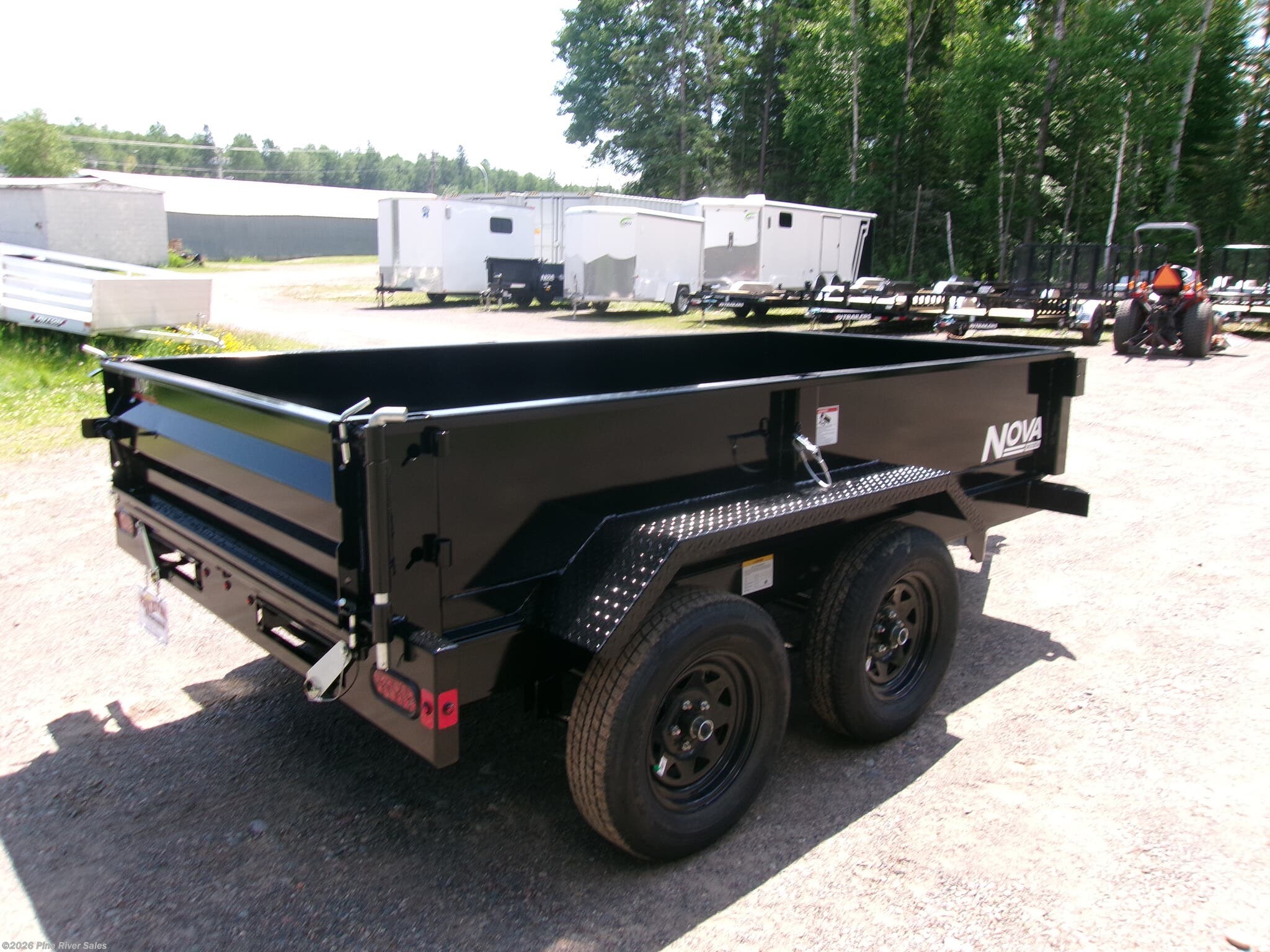 2026 MIDSOTA 60" X 10' DUMP TRAILER 7K GVWR by Midsota from Pine River Sales in Cloquet, Minnesota