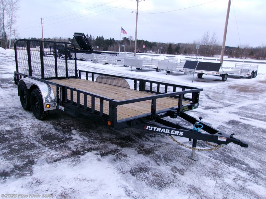 New 2025 PJ Trailers Utility 83 x 16 GVWR 7k Tandem Axle (UL) available in Cloquet, Minnesota
