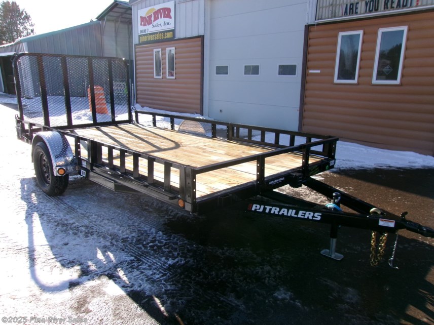 New 2025 PJ Trailers 83&quot; x 14 3500# Single Axle Utility Trailer available in Cloquet, Minnesota