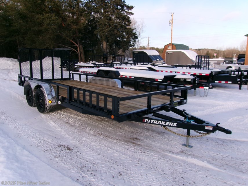 New 2025 PJ Trailers Utility 83 x 18 GVWR 7k Tandem Axle (UL) available in Cloquet, Minnesota