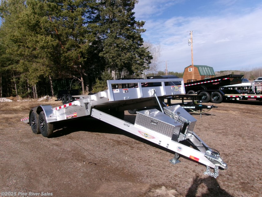 New 2025 H&H 22&apos; Aluminum Speed Loader Electric Tilt Trailer available in Cloquet, Minnesota