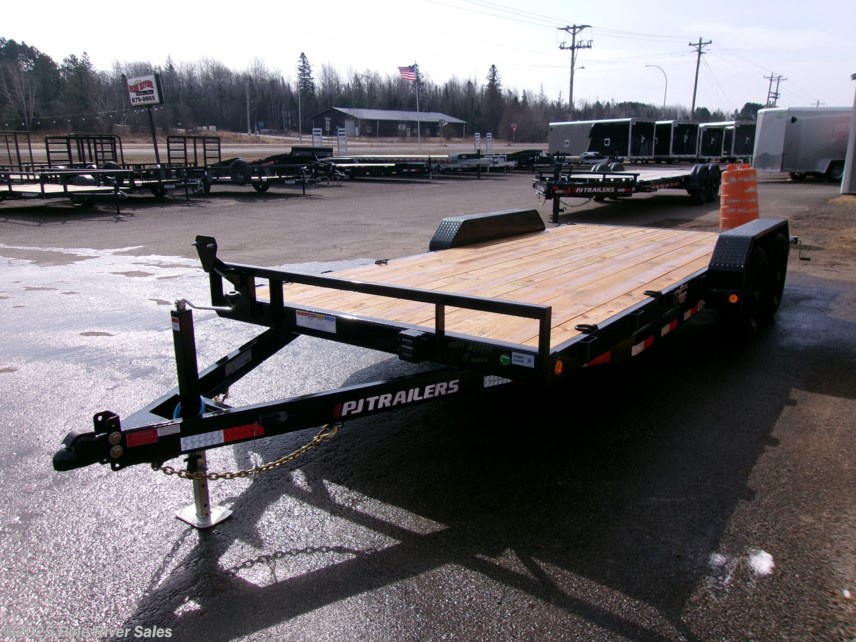 New 2025 PJ Trailers 18&apos; 5&apos;&apos; Fold Up Ramps 10k CE available in Cloquet, Minnesota