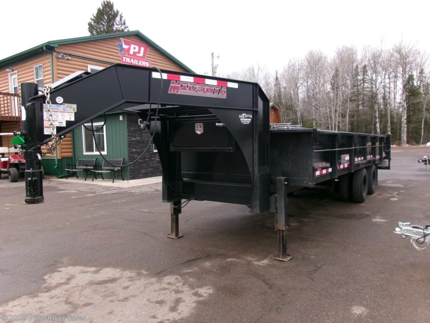 New 2024 Midsota HV 93&quot;x24&apos; GN Dump Trailer available in Cloquet, Minnesota