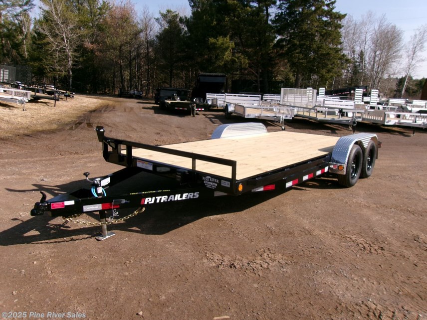 New 2025 PJ Trailers 18 foot PJ  7k 5&quot; Channel Carhauler (C5) available in Cloquet, Minnesota