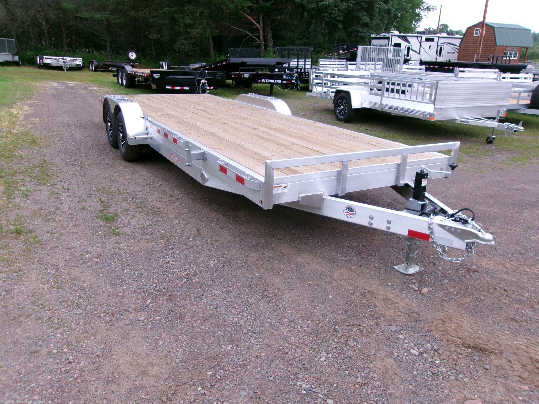 2025 Alum Carhauler 10,000# 82x20+2 by H&H from Pine River Sales in Cloquet, Minnesota