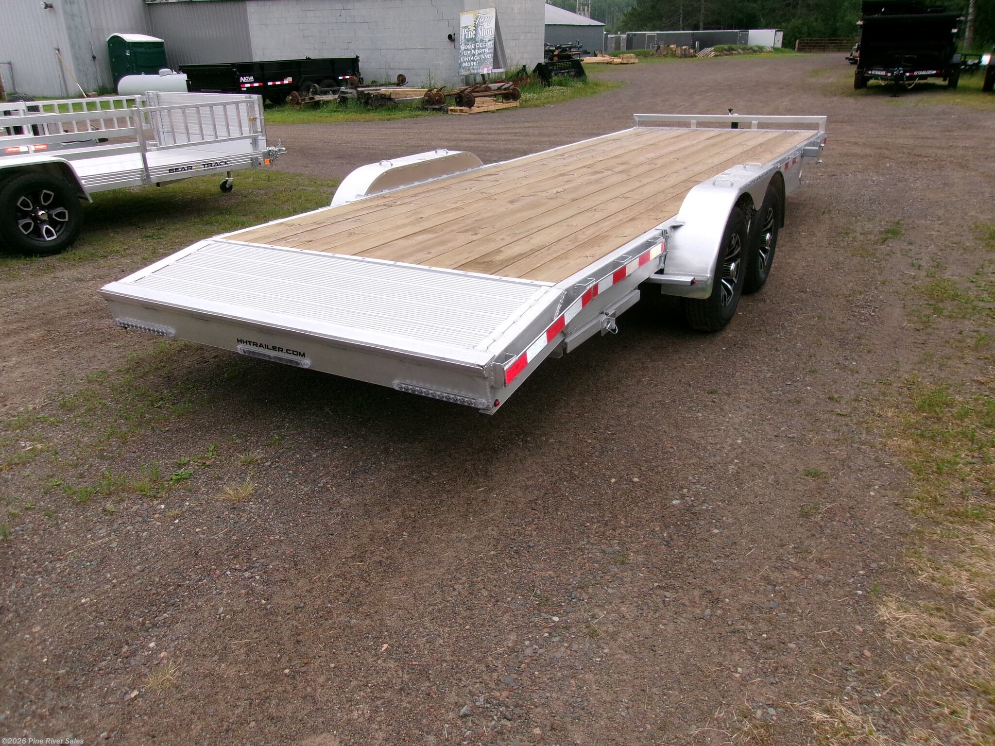 2025 H&H Alum Carhauler 10,000# 82x20+2 - New Car Hauler Trailer for sale by Pine River Sales in Cloquet, Minnesota