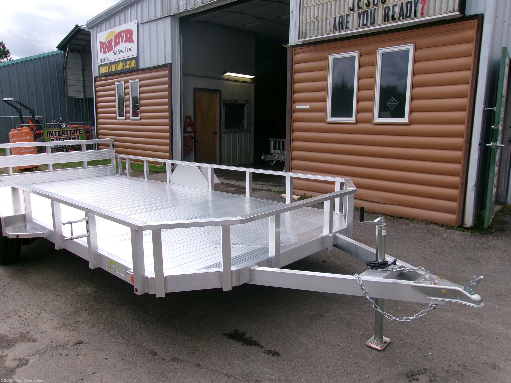 2026 Neo Trailers Alum 7x14 Flat Bed  3k - New Utility Trailer for sale by Pine River Sales in Cloquet, Minnesota