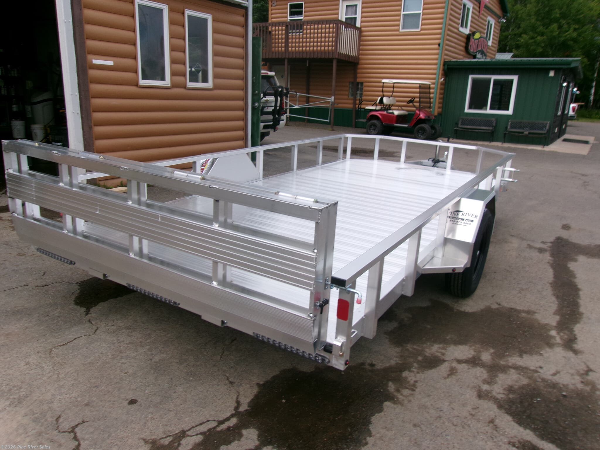 2026 Alum 7x14 Flat Bed  3k by Neo Trailers from Pine River Sales in Cloquet, Minnesota