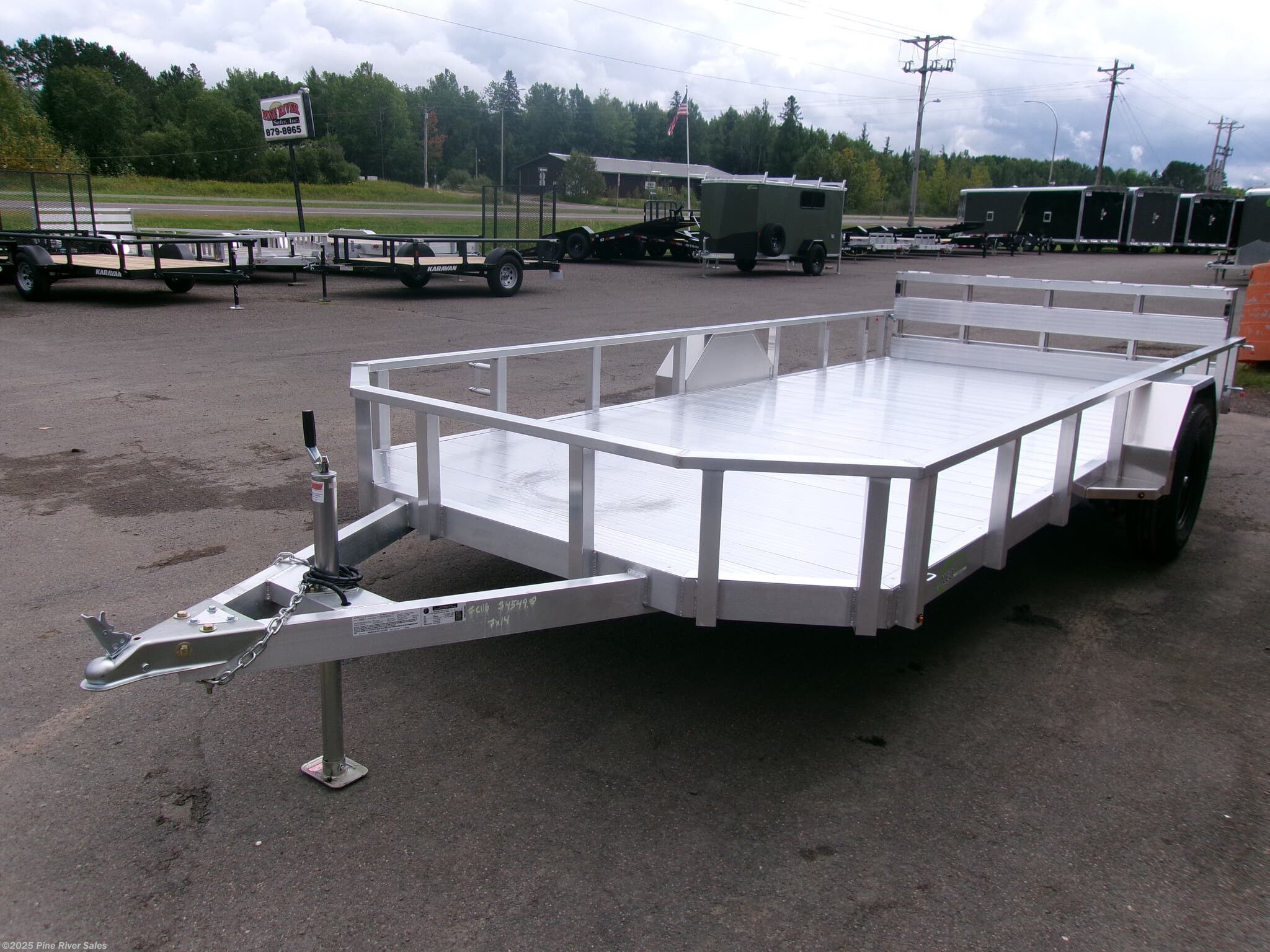 2026 Neo Trailers Alum 7x14 Flat Bed  3k