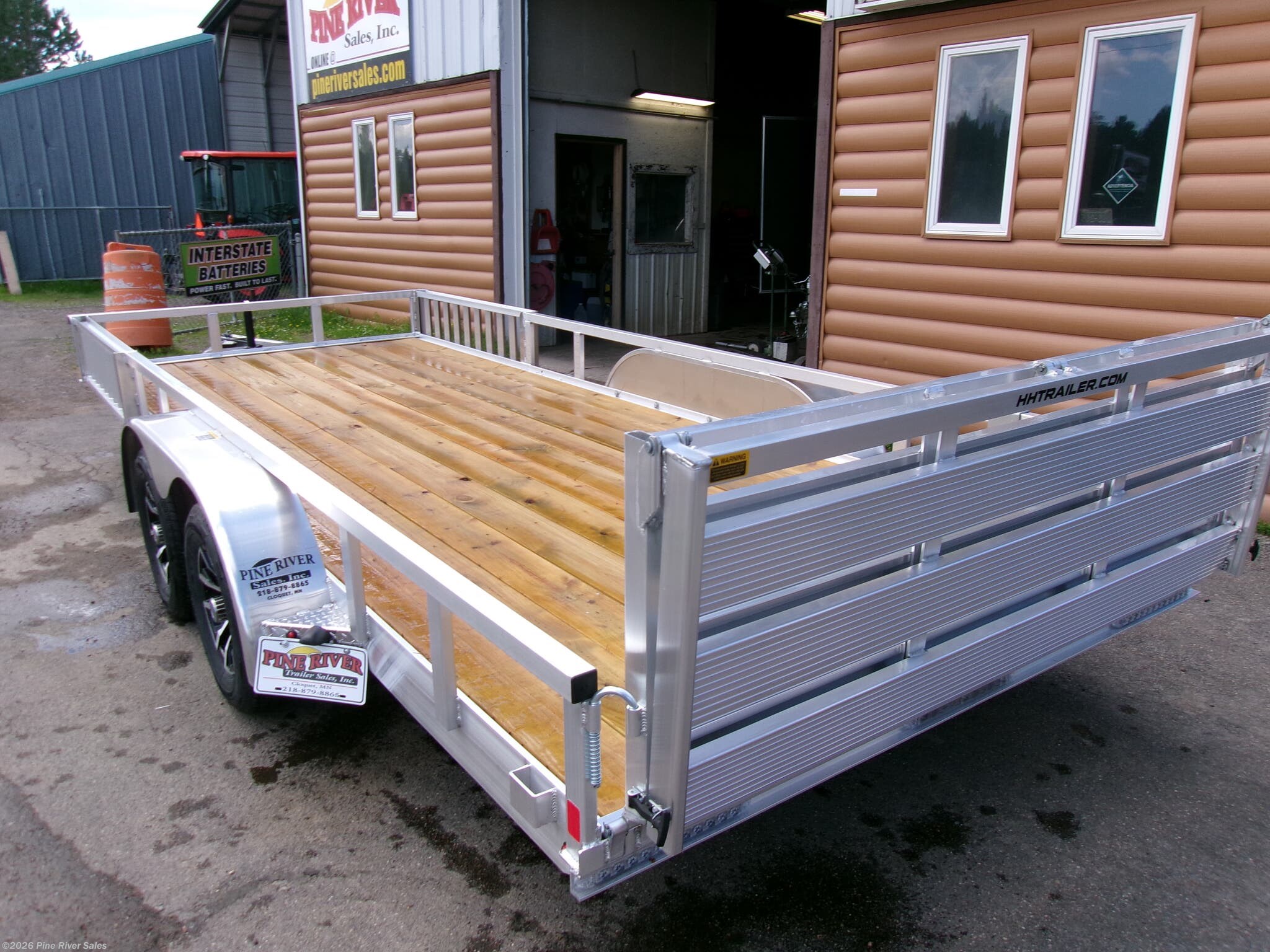 2025 H&H 18' Alum 7k ATV UT Wood Deck - New Utility Trailer for sale by Pine River Sales in Cloquet, Minnesota