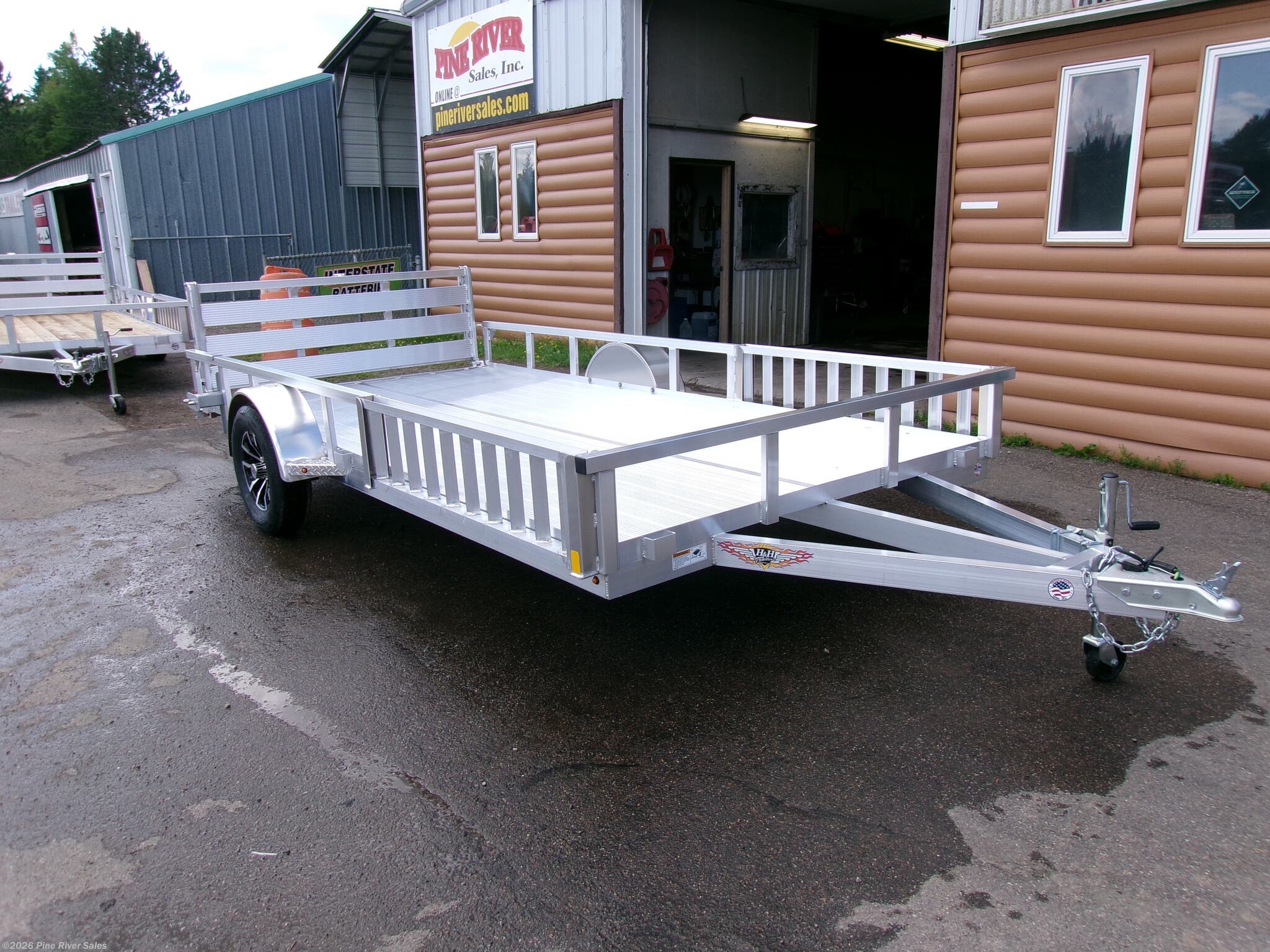 2026 H&H 82x14 Alum 3k GVWR Rail Side - New Utility Trailer for sale by Pine River Sales in Cloquet, Minnesota