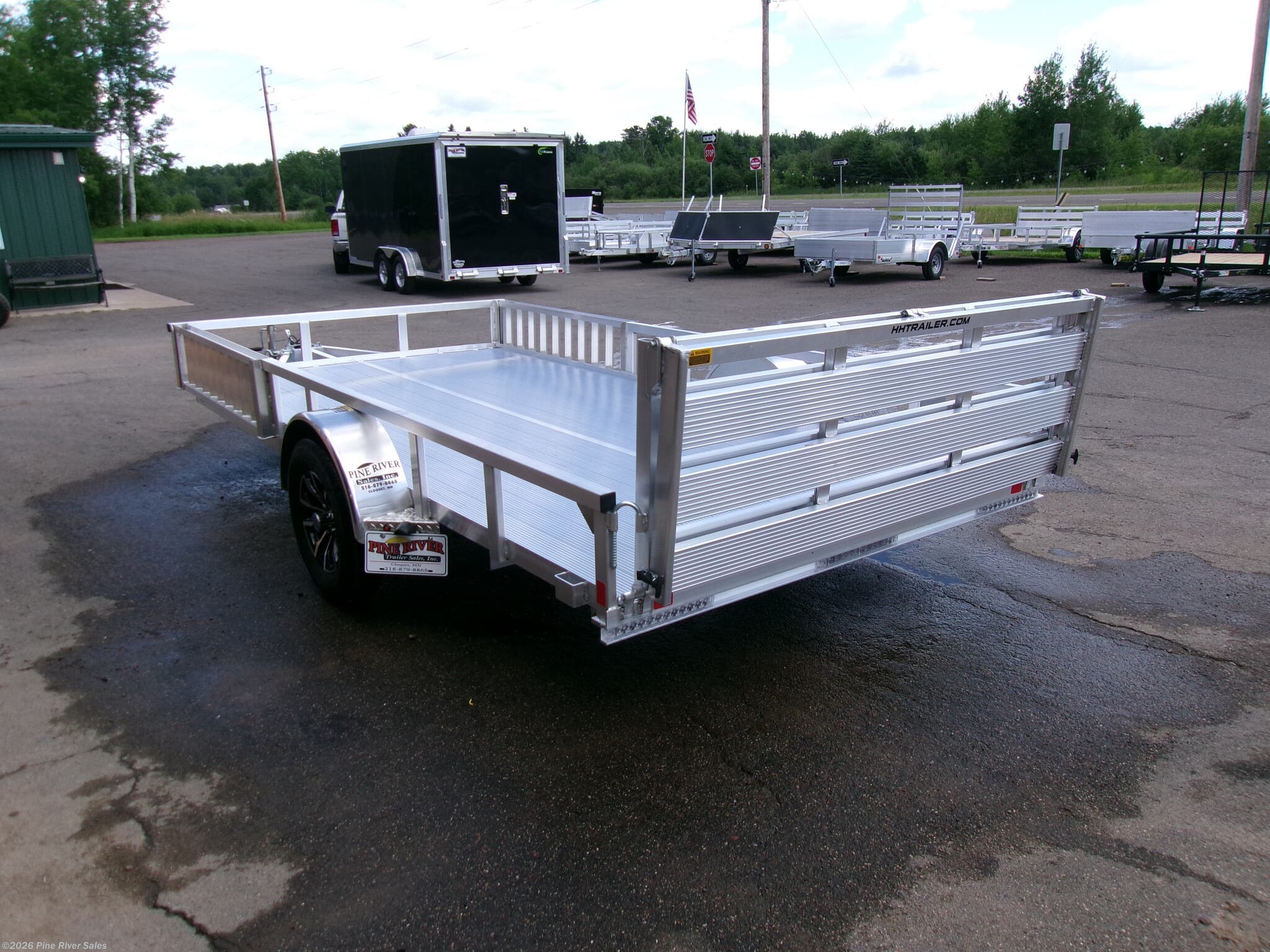 2026 82x14 Alum 3k GVWR Rail Side by H&H from Pine River Sales in Cloquet, Minnesota