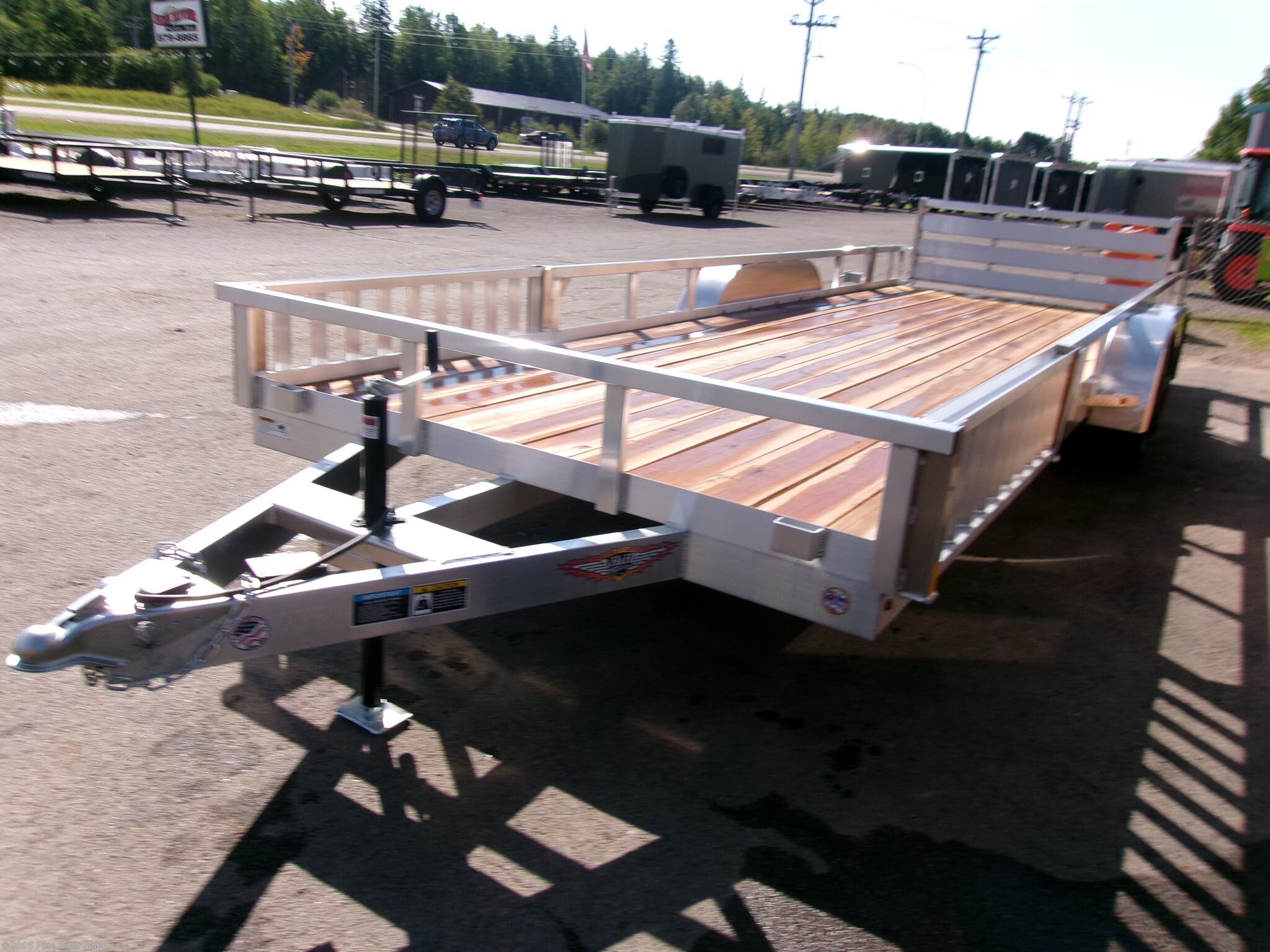 2025 H&H 82x22  Alum. ATV Utility Trailer GVWR 7000#