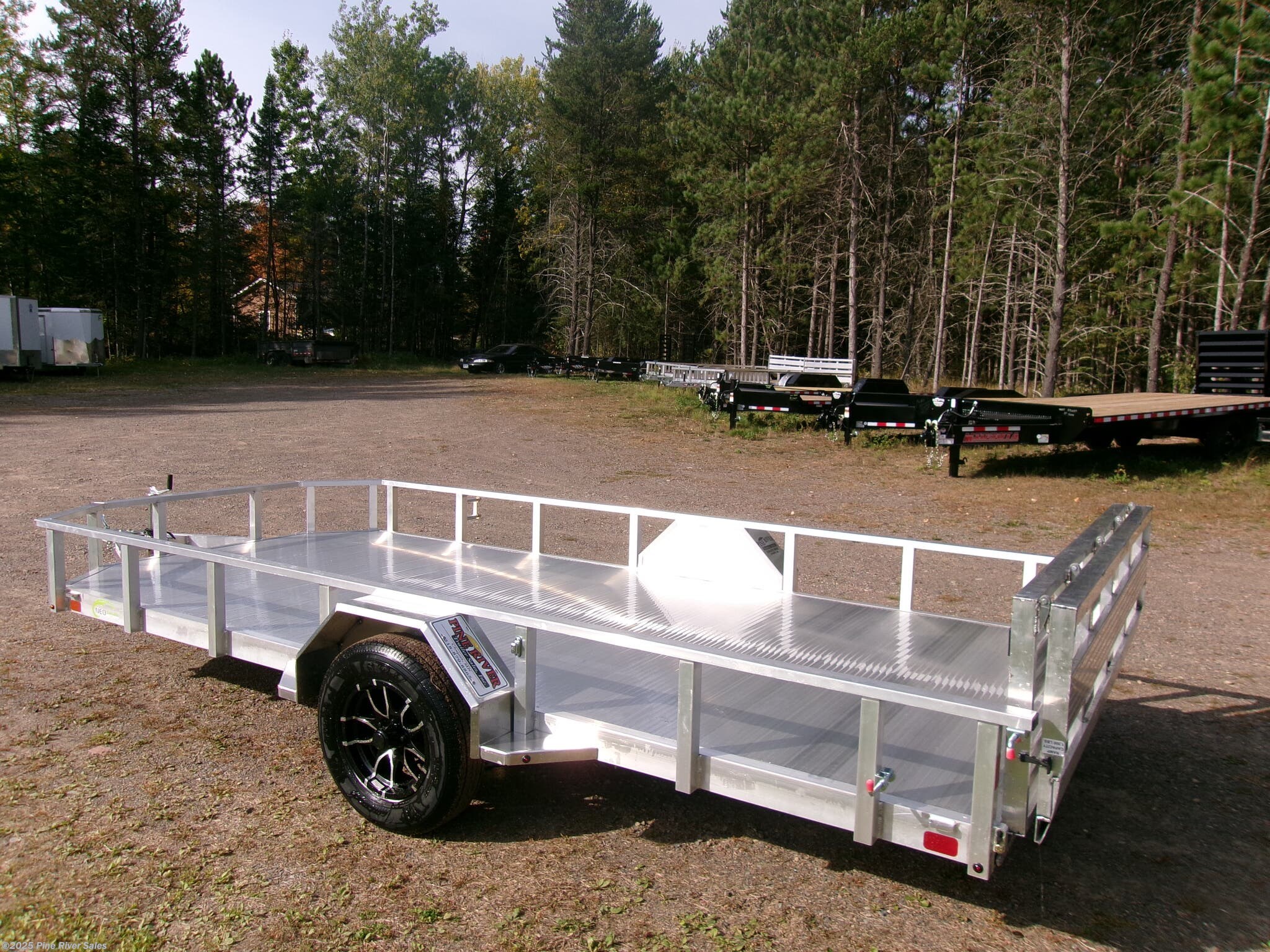 2026 Neo Trailers Alum 7x14 Flat Bed  3k GVWR