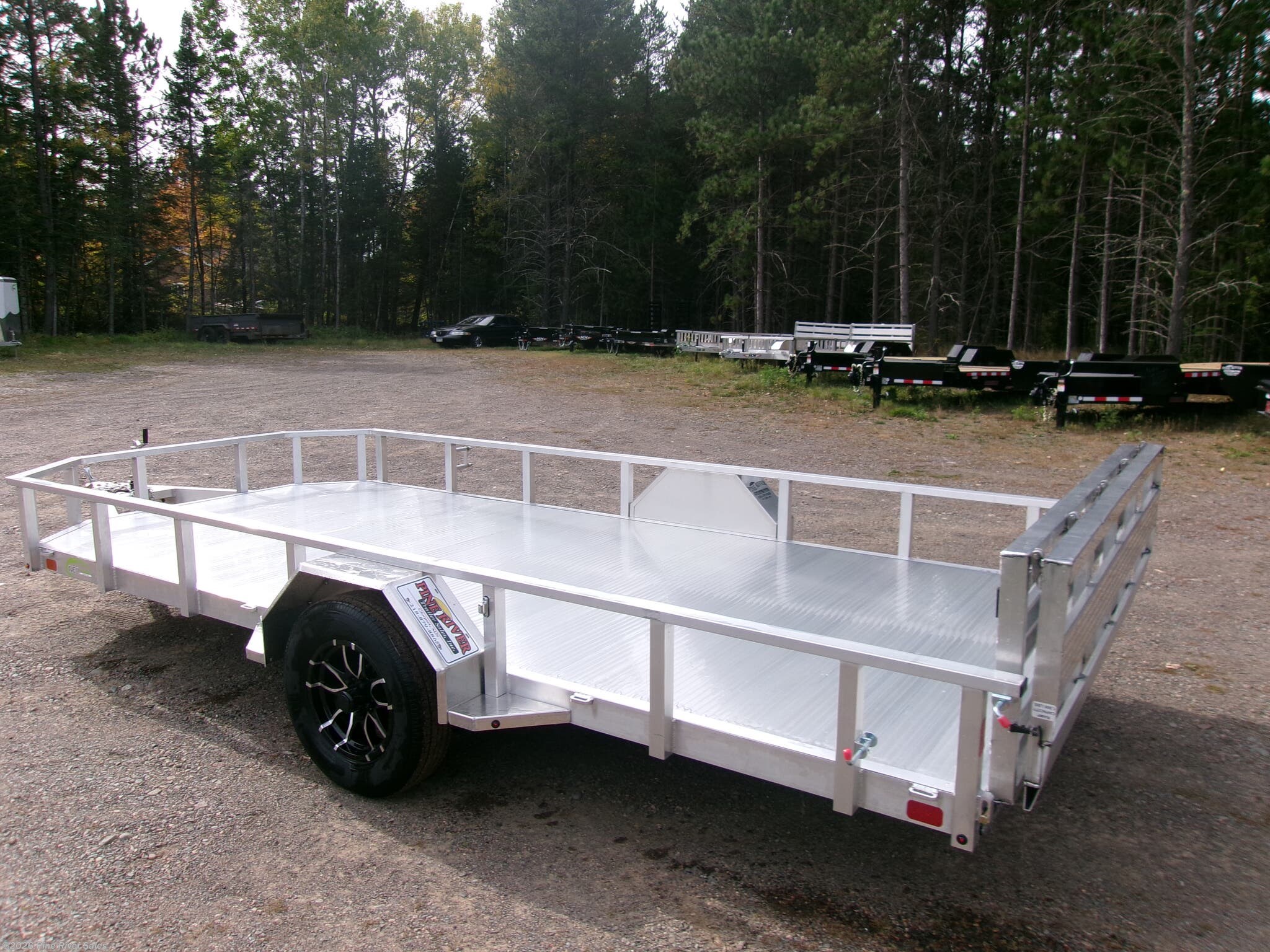2026 Neo Trailers Alum 7x14 Flat Bed  3k - New Utility Trailer for sale by Pine River Sales in Cloquet, Minnesota