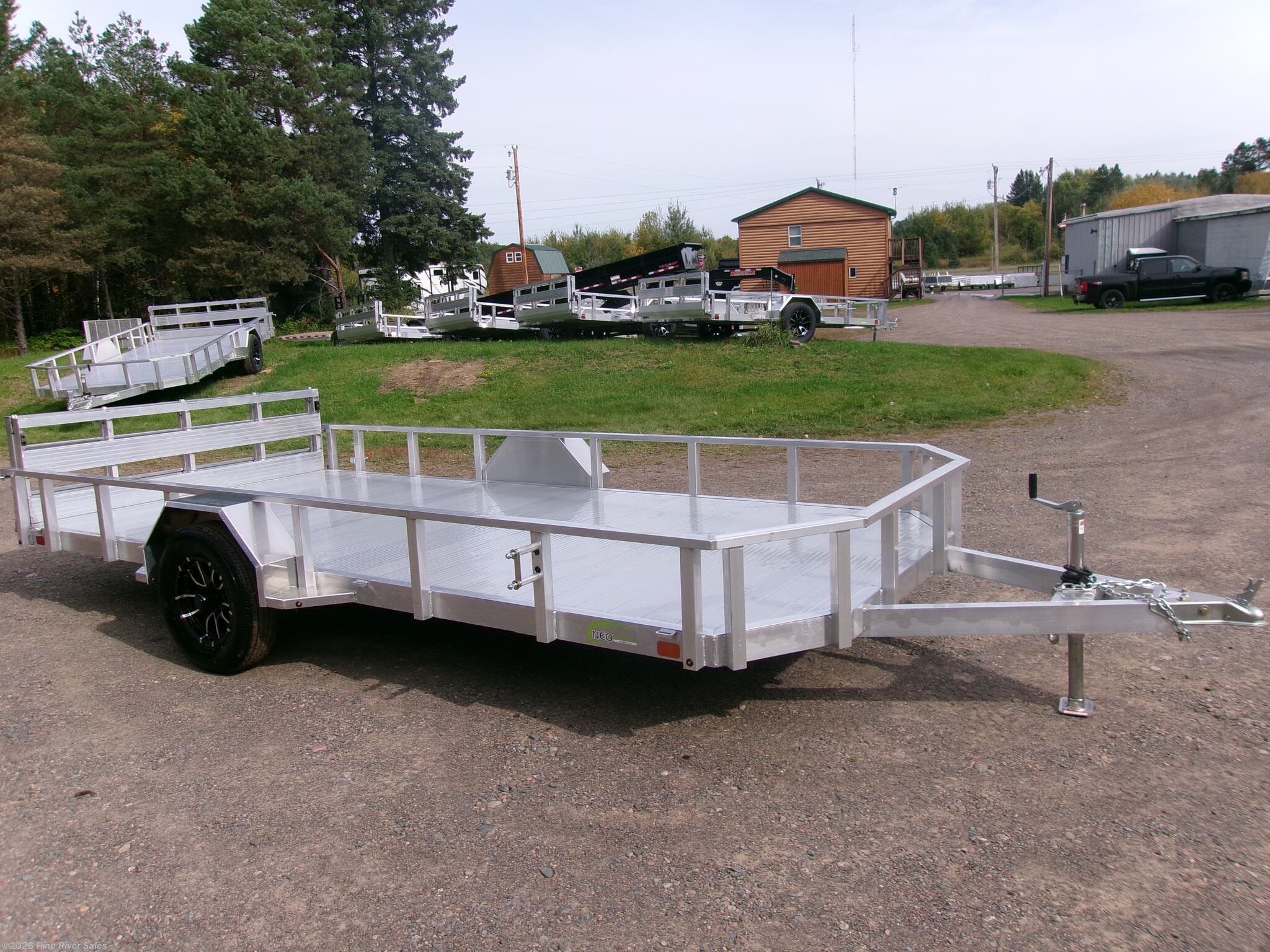 New 2026 Neo Trailers Alum 7x14 Flat Bed  3k available in Cloquet, Minnesota