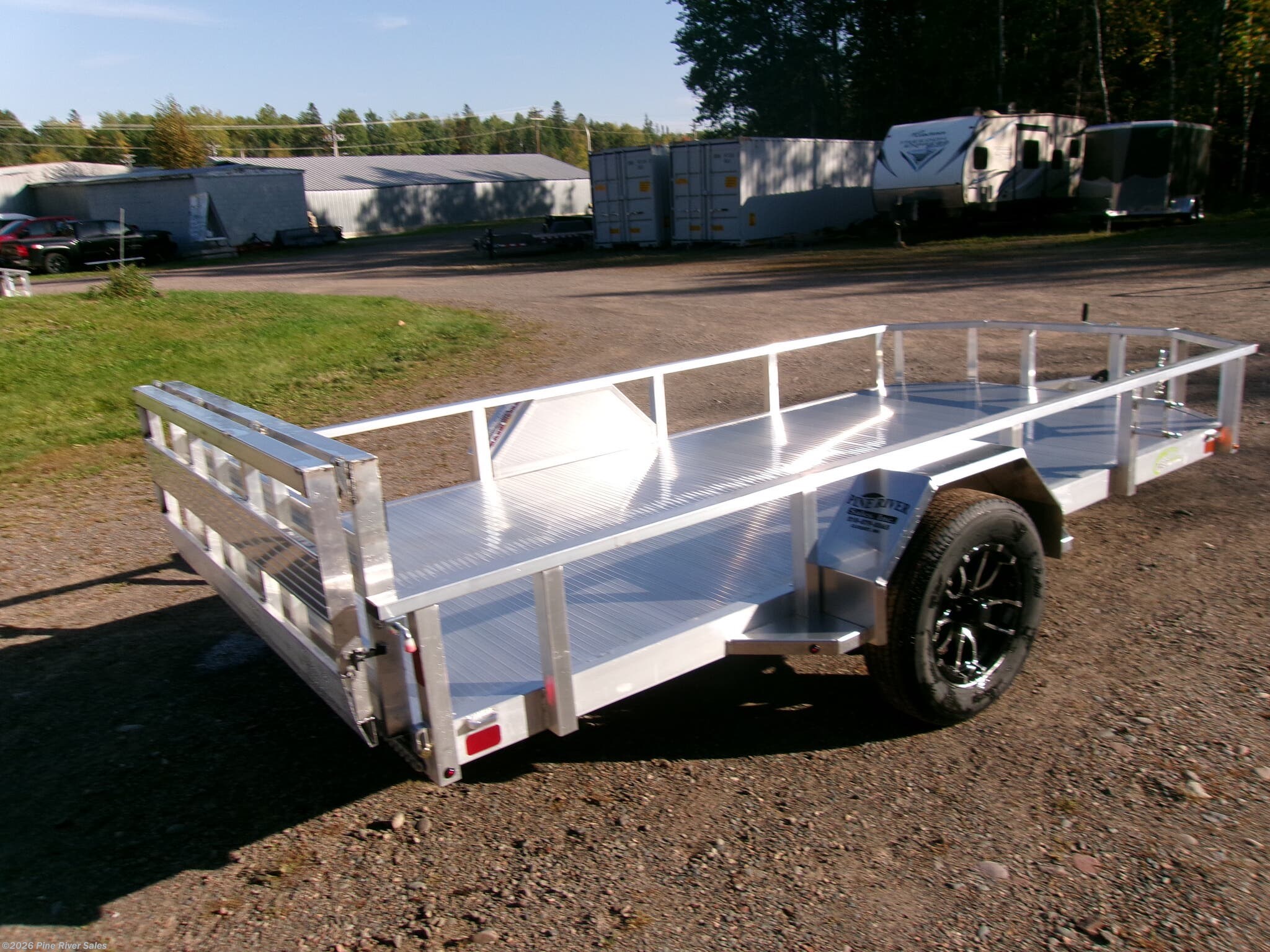 2026 Neo Trailers Alum 6x12 Flat Bed  3k - New Utility Trailer for sale by Pine River Sales in Cloquet, Minnesota