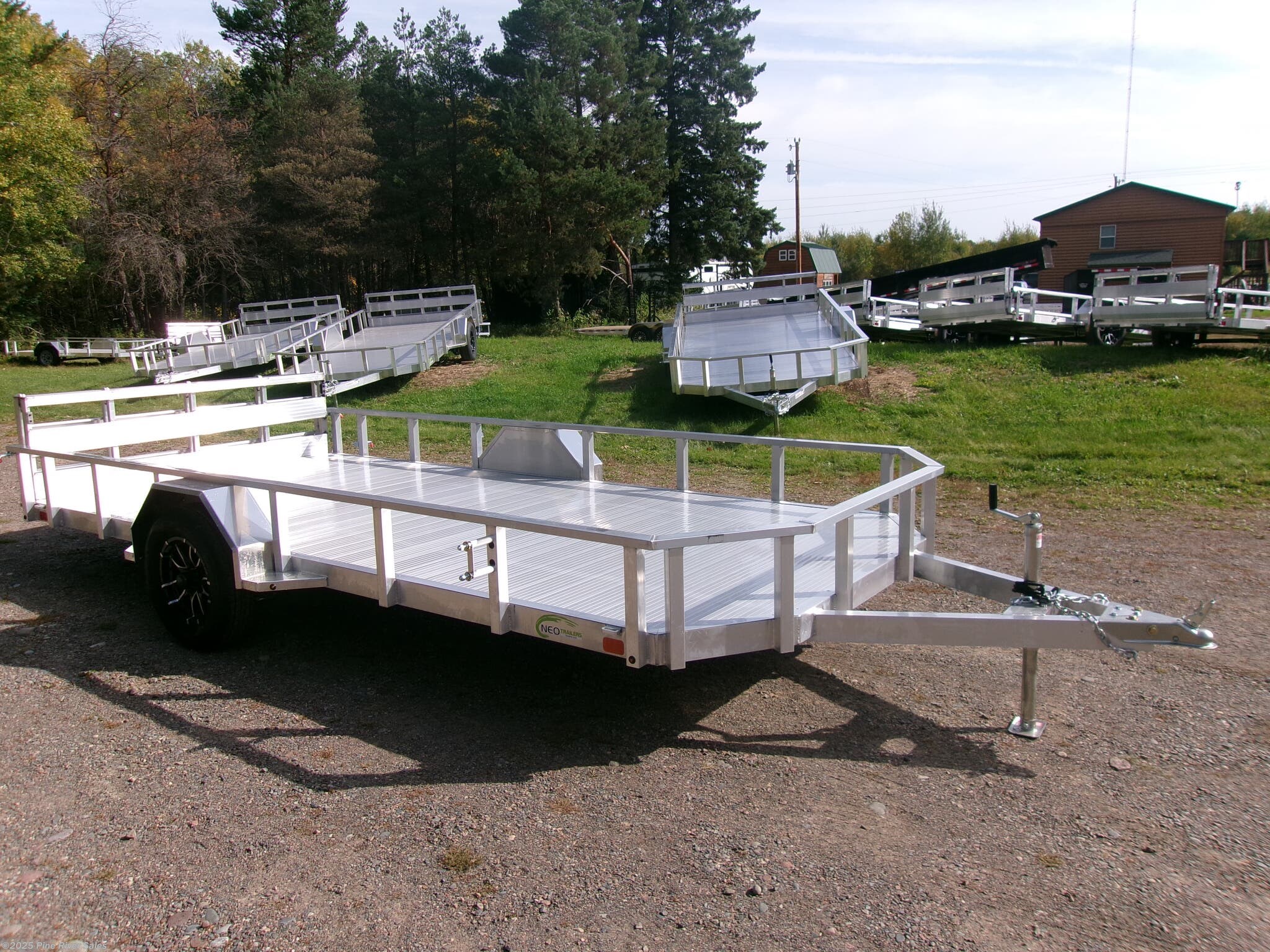 2026 Neo Trailers Alum 7x14 Flat Bed  3k