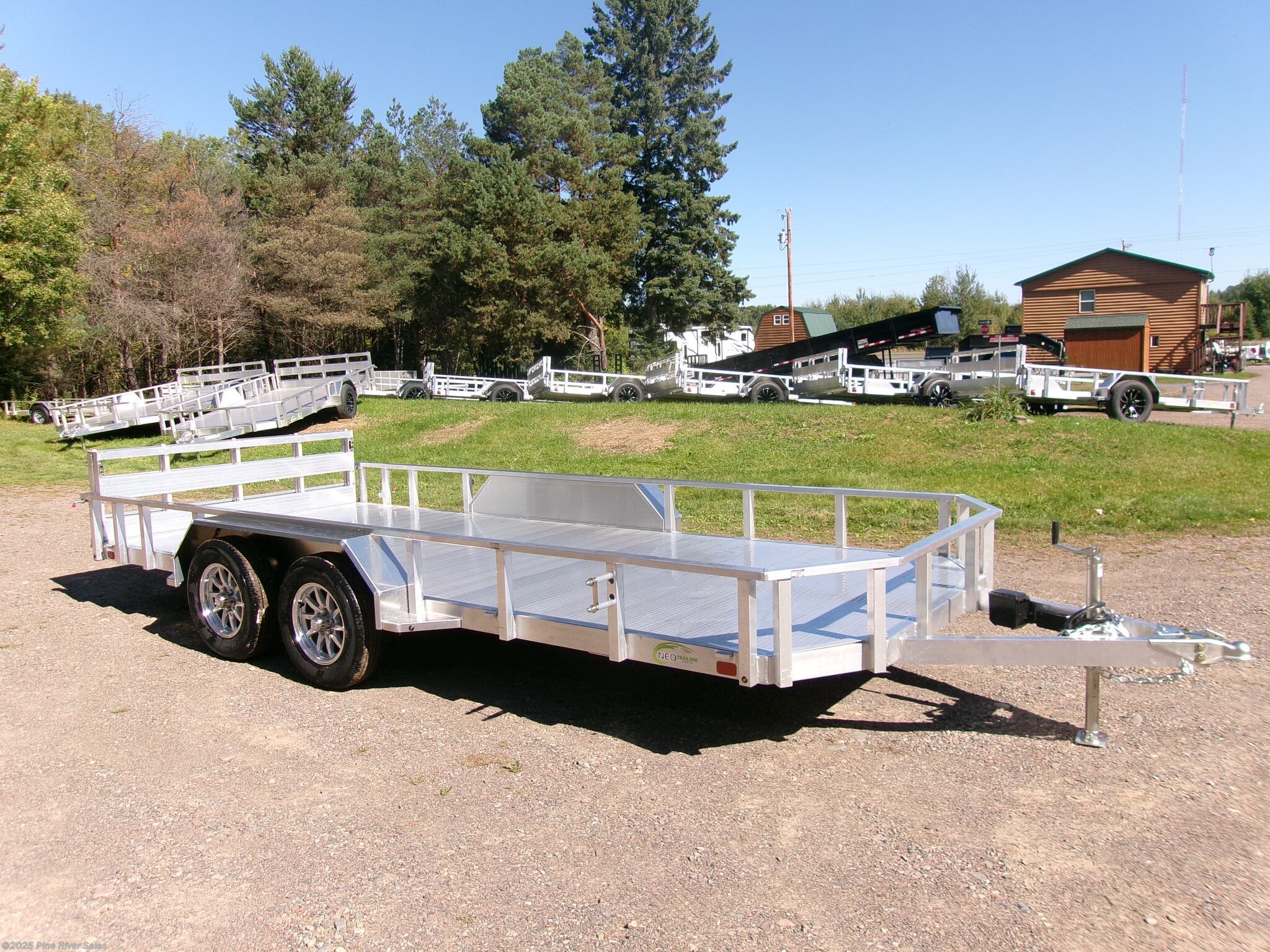 2026 Neo Trailers Alum 7x16 Flat Bed  7k GVWR