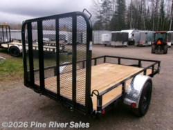 2025 77x10 Utility GVWR 3k by PJ Trailers from Pine River Sales in Cloquet, Minnesota