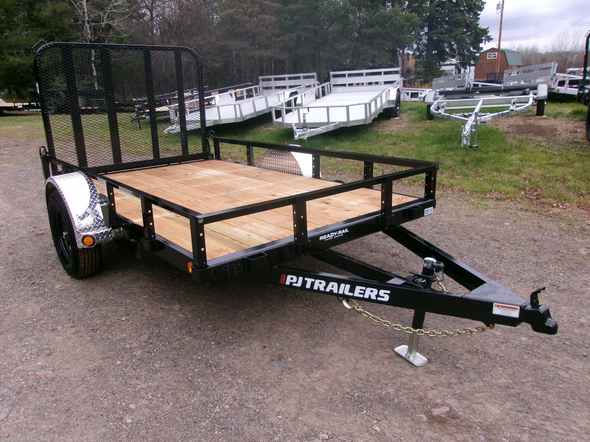 2025 PJ Trailers 77x10 Utility GVWR 3k