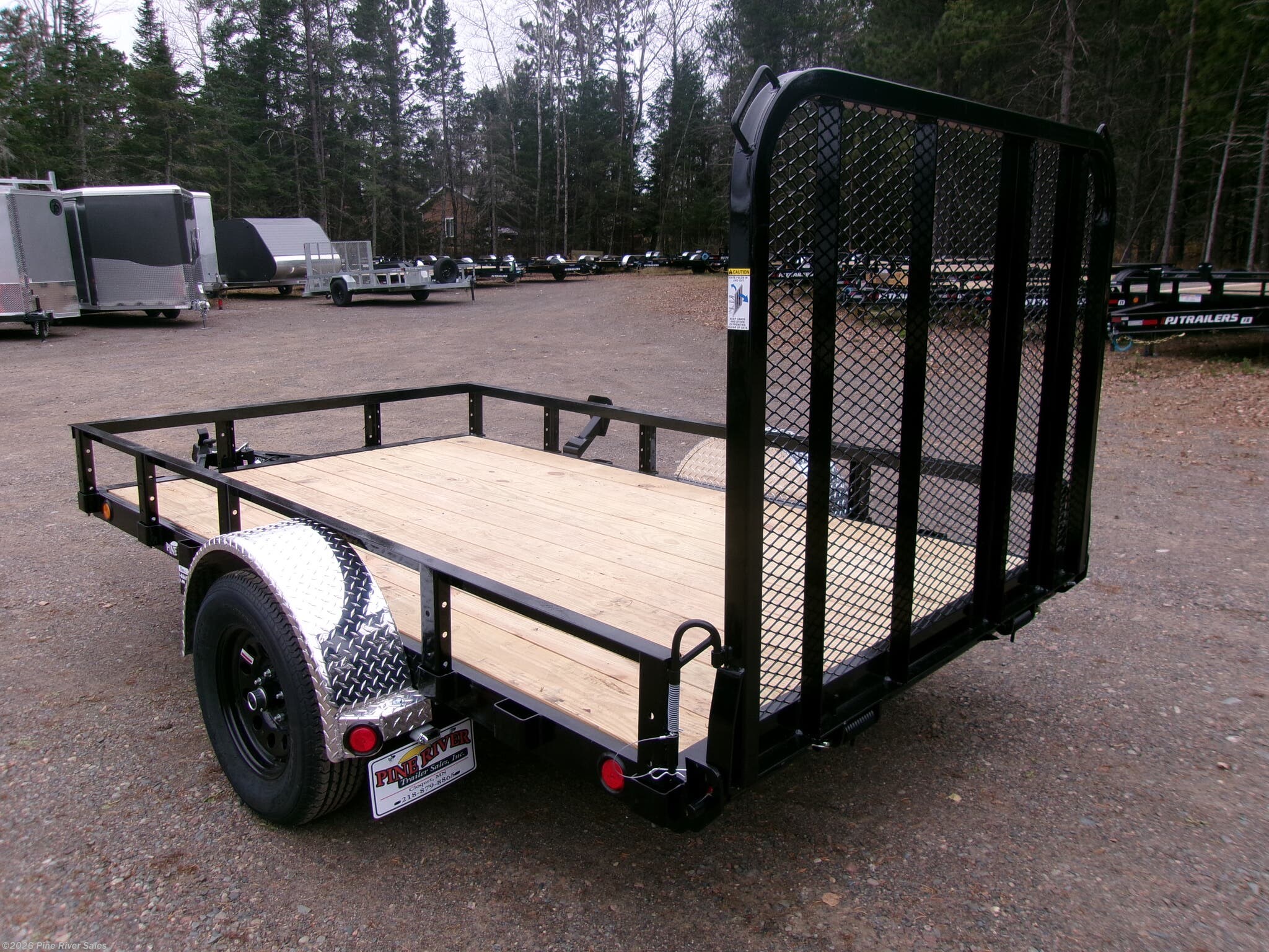 2025 PJ Trailers 77x10 Utility GVWR 3k